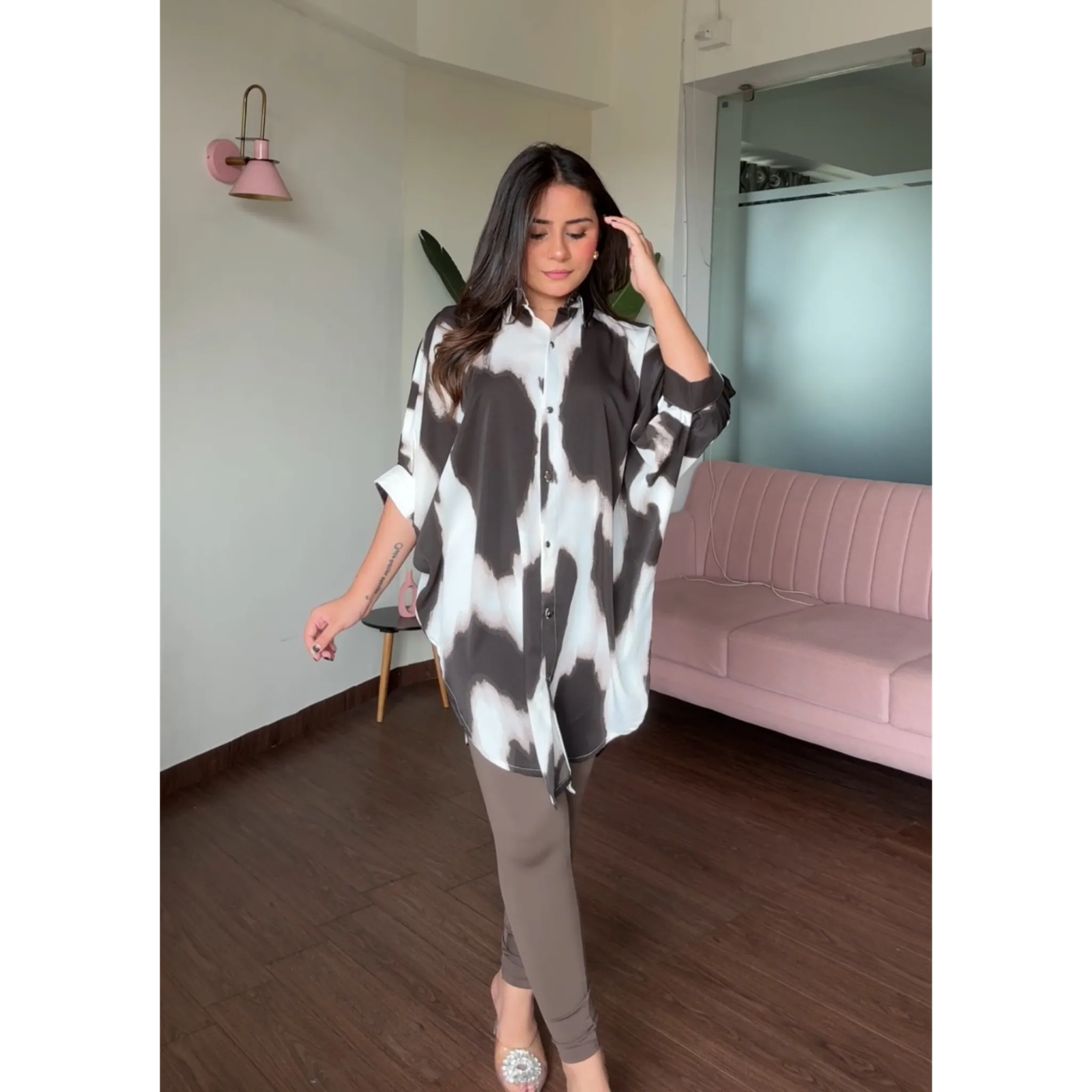 Animal Printed Kaftan