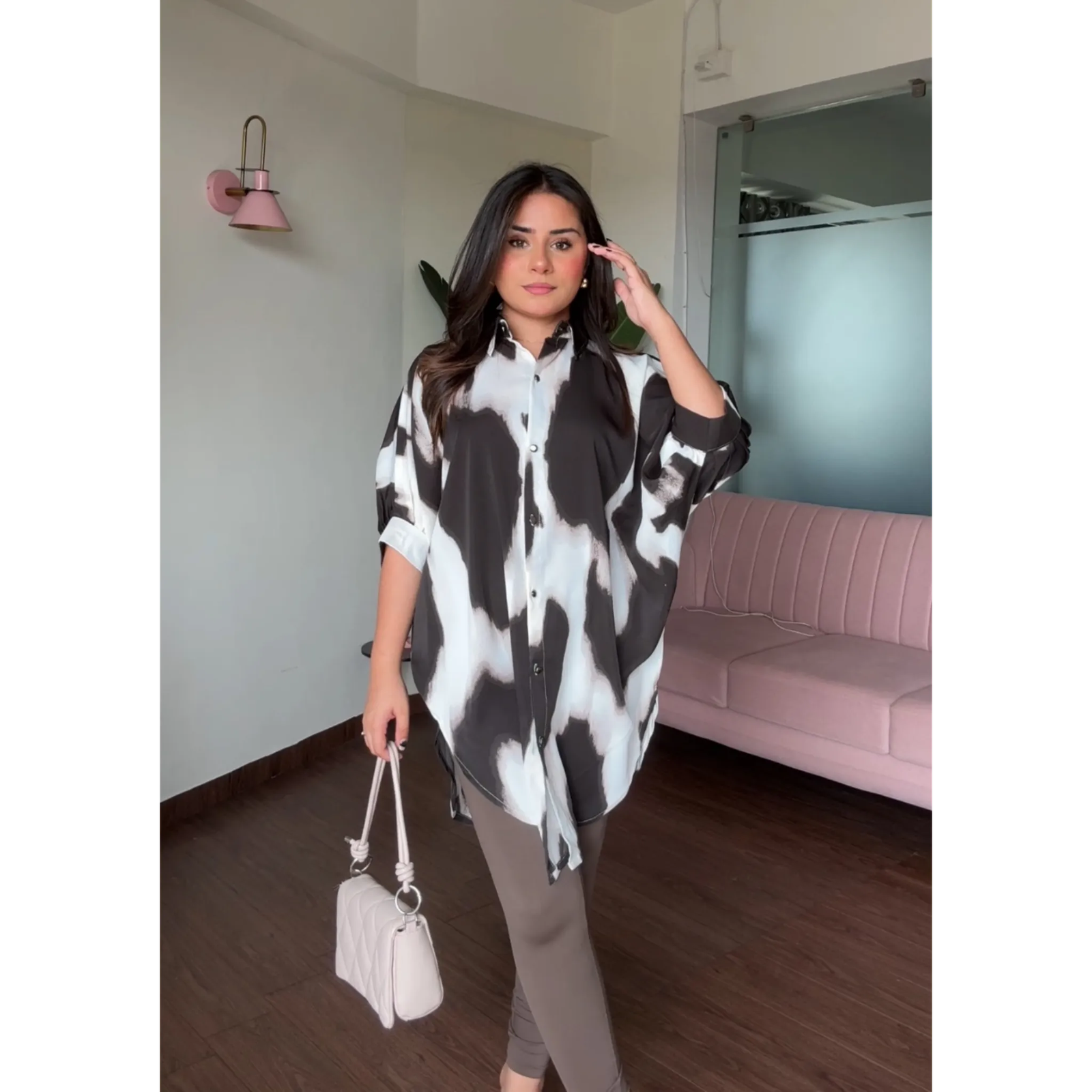 Animal Printed Kaftan