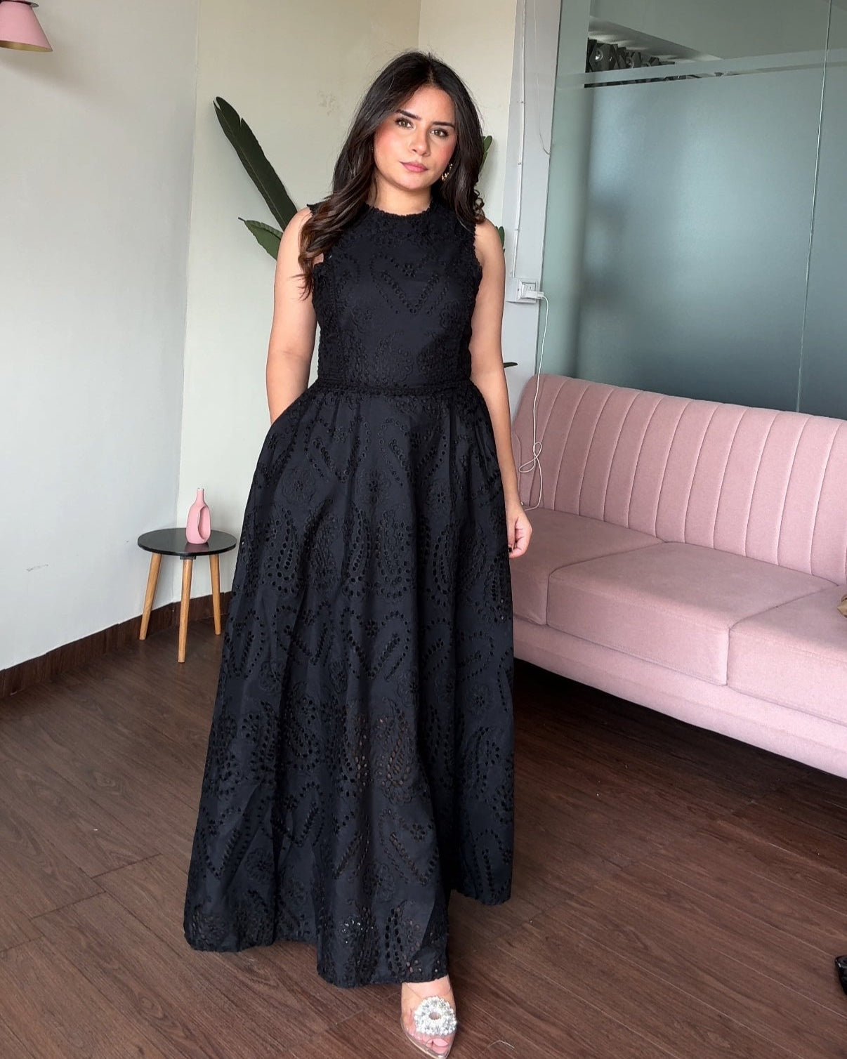 Cut Work Skirt And Top Co-ord Set