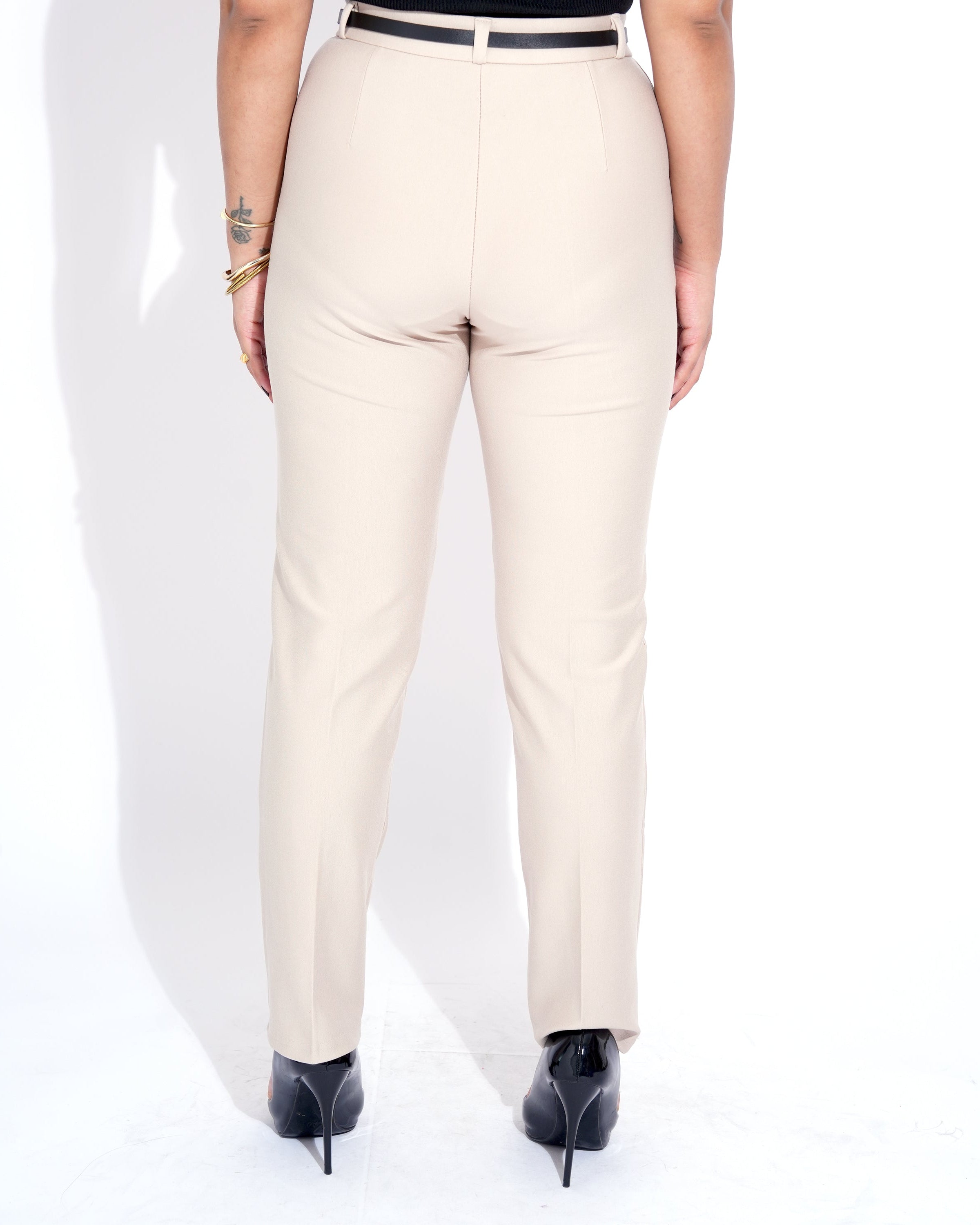 Formal Blazer And Slim Fit Trouser With Belt