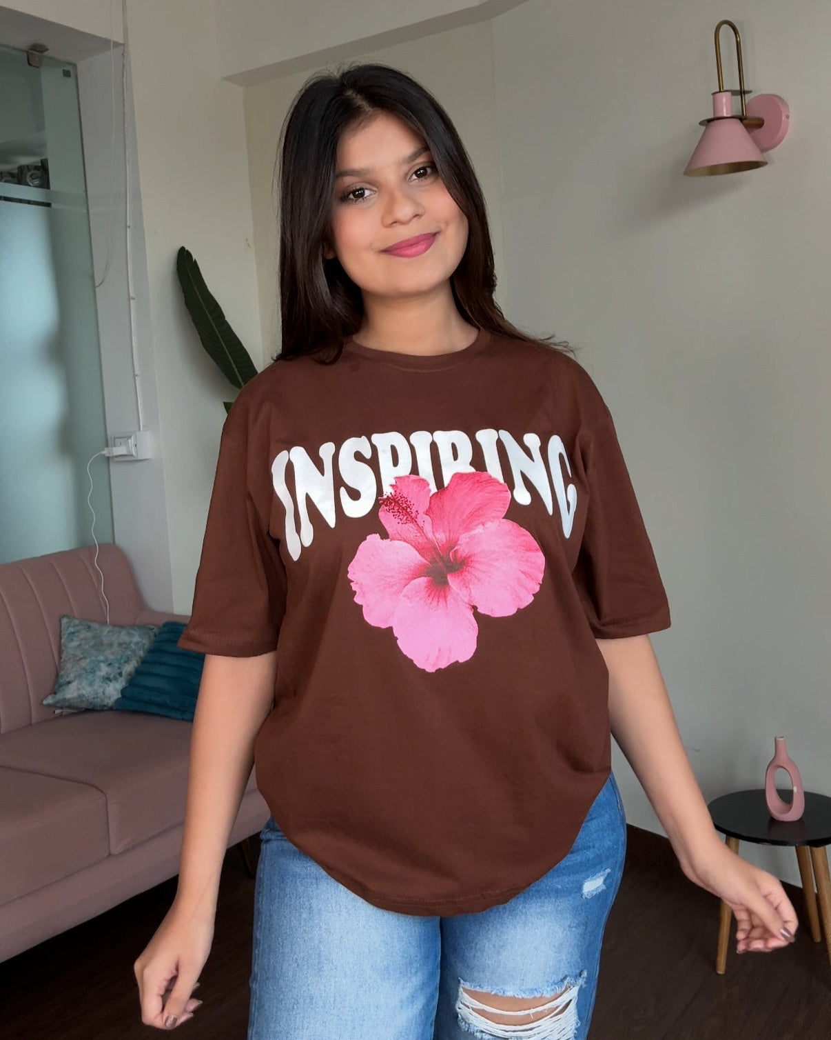 Hibiscus Inspiring Graphic Tee
