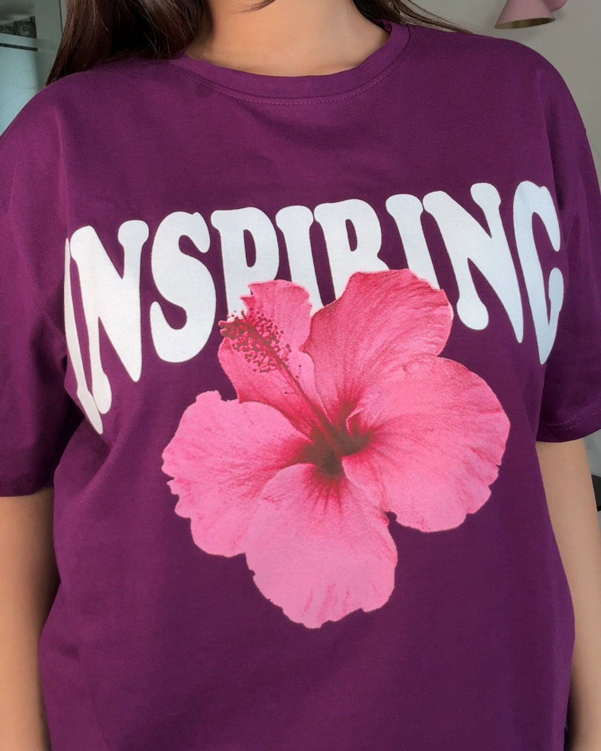 Hibiscus Inspiring Graphic Tee
