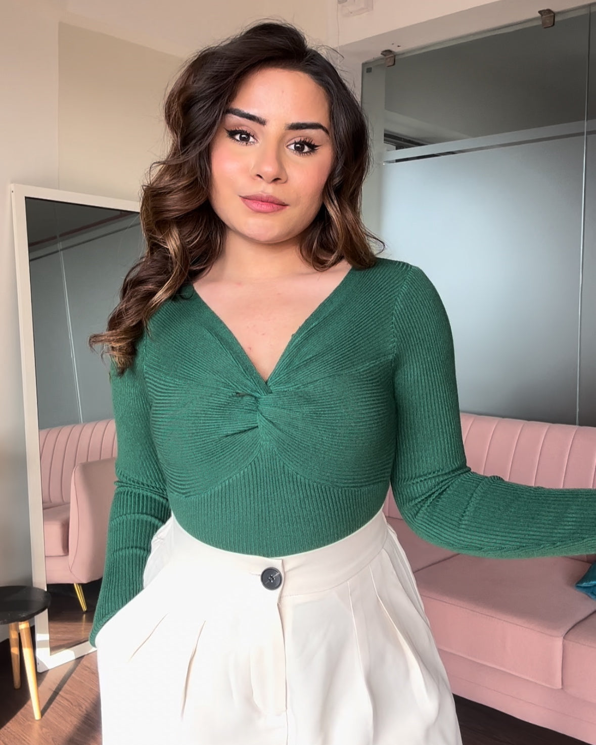 Ribbed Knot Top