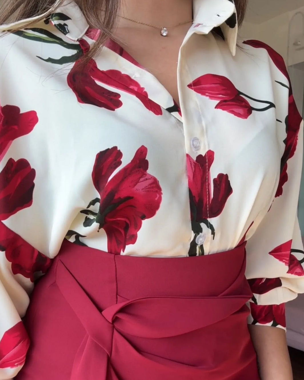 Hibiscus Knot Skirt Set