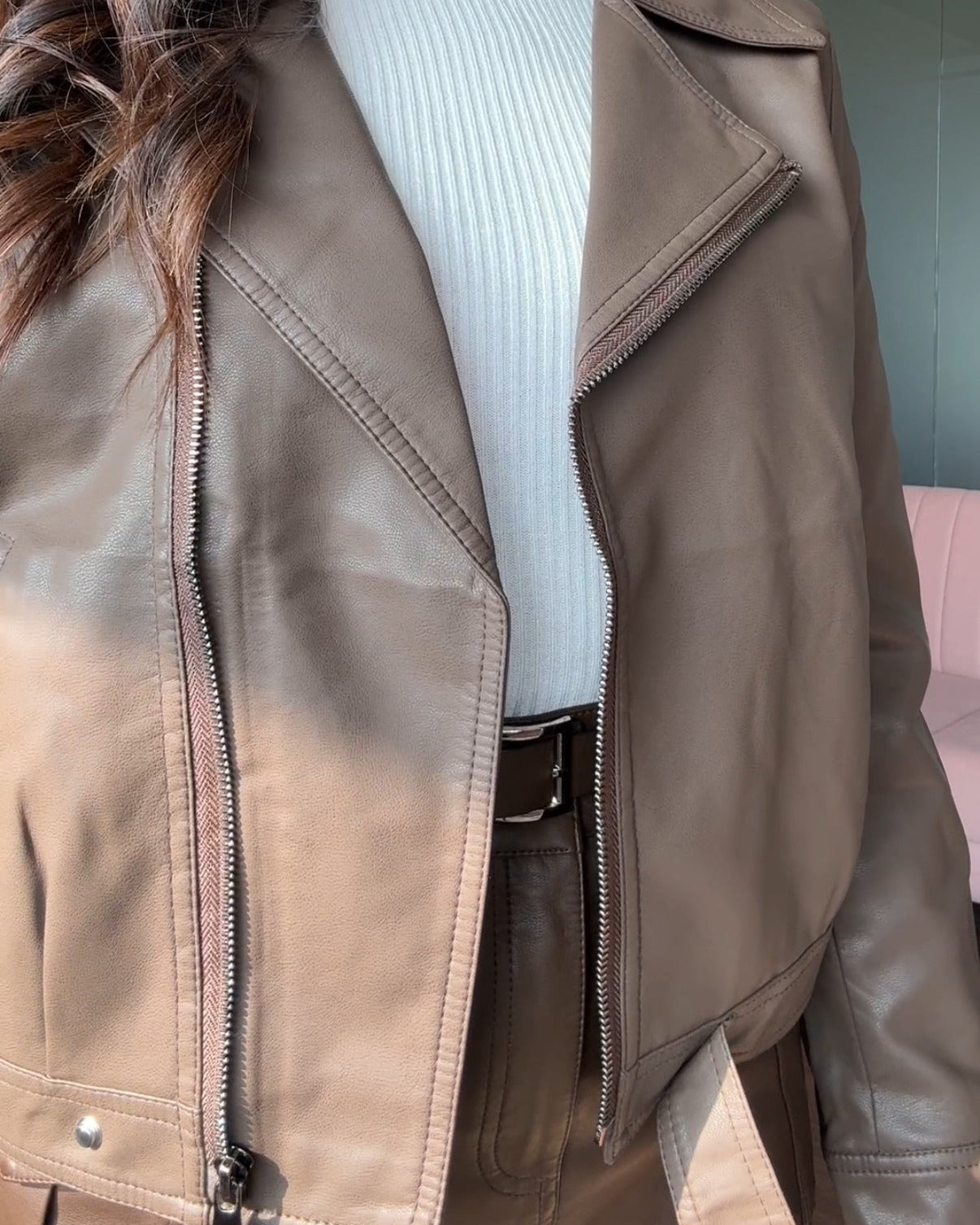 Classic Leather Biker Jacket