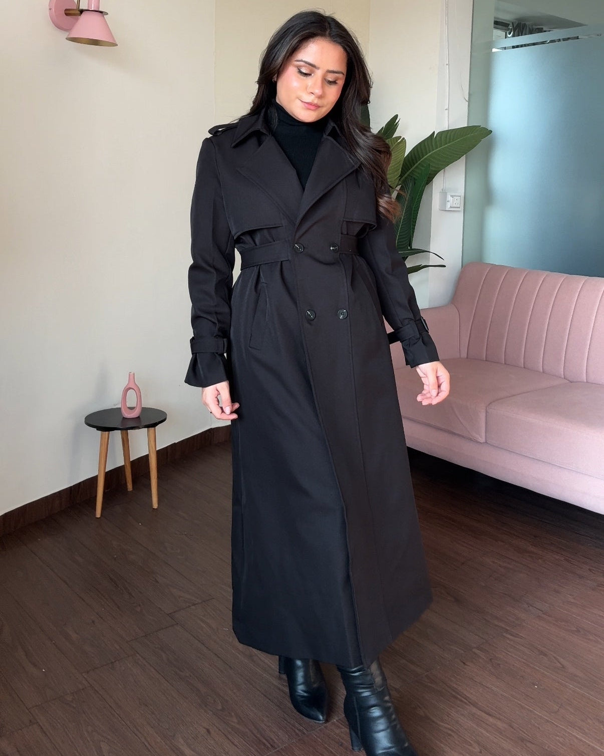 Thick Fitted Trench Coat