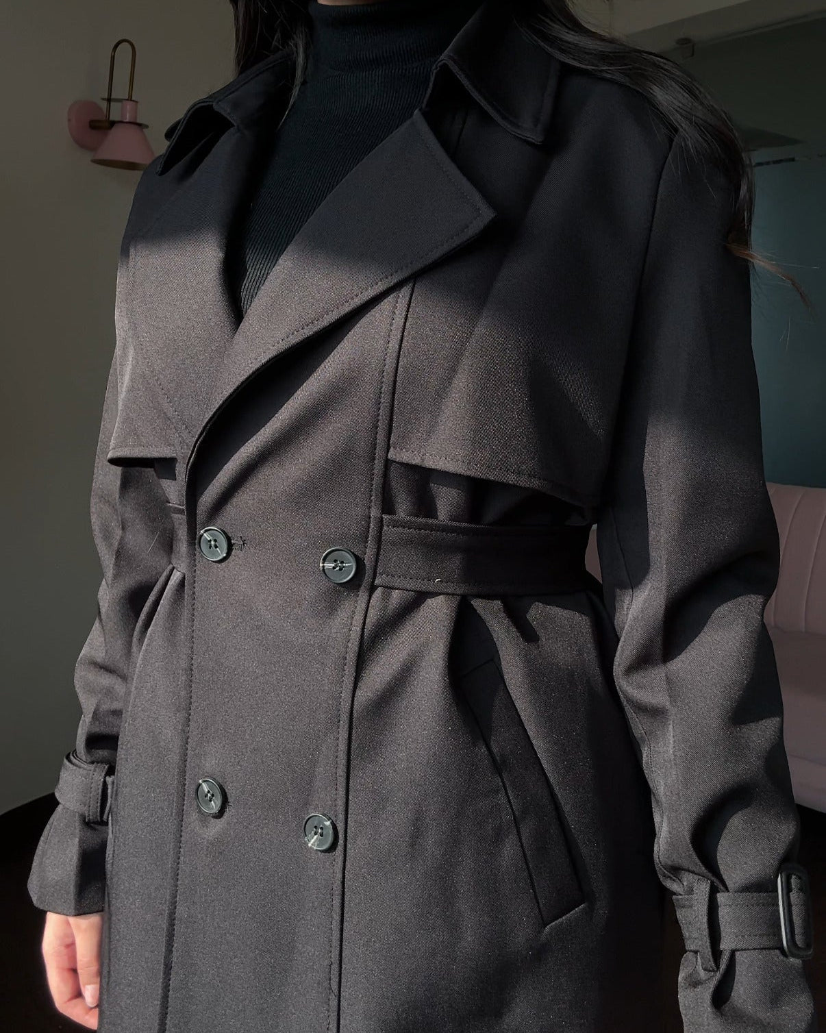 Thick Fitted Trench Coat