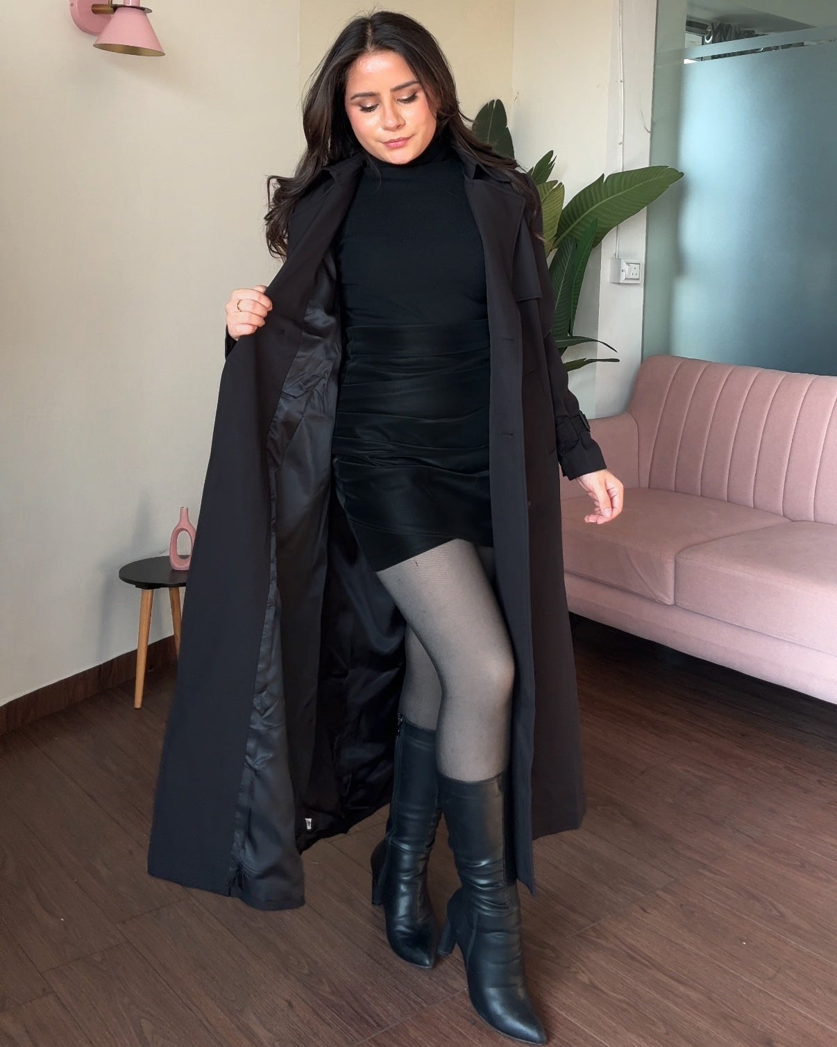 Thick Fitted Trench Coat