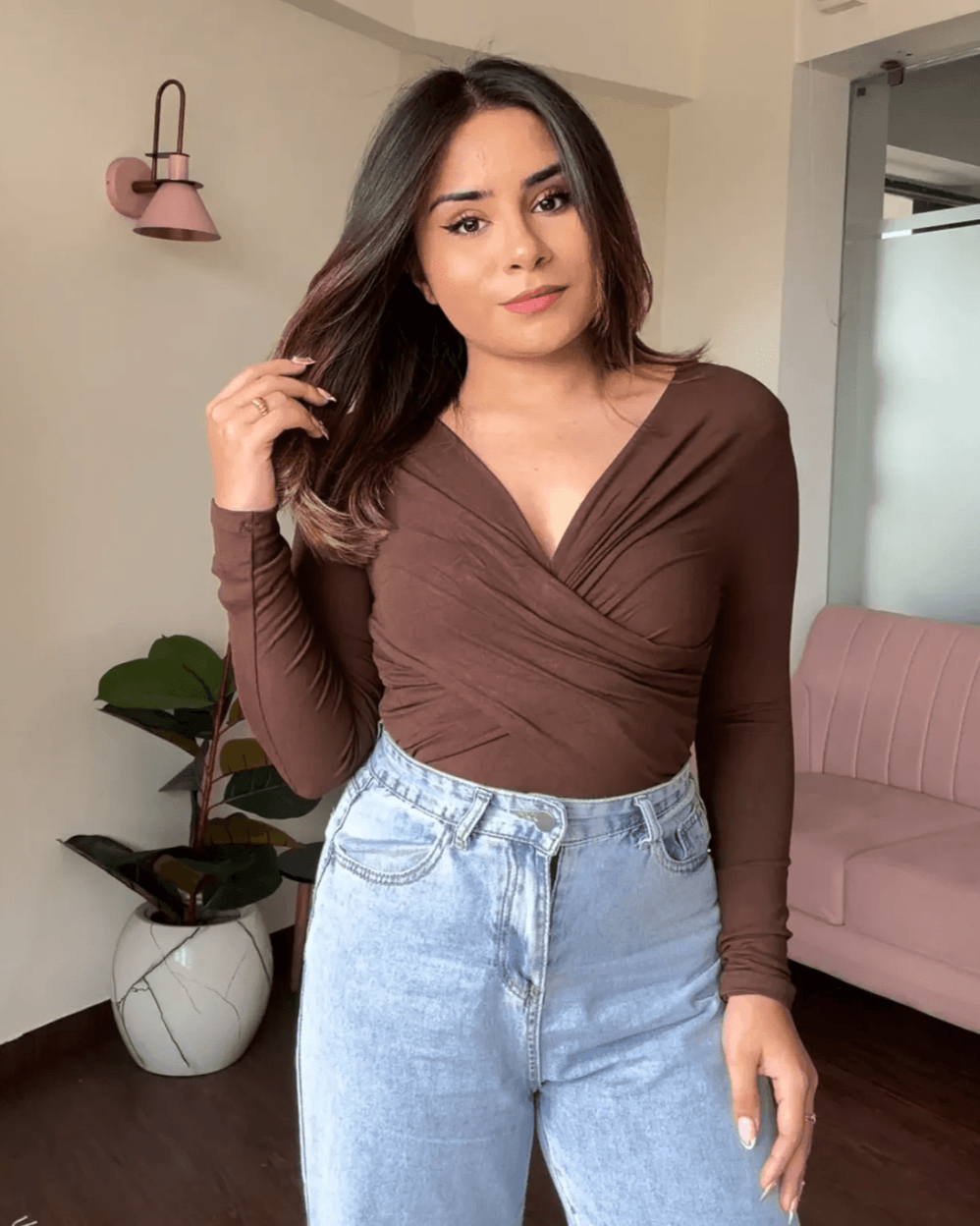 Full Sleeve Overlap Top