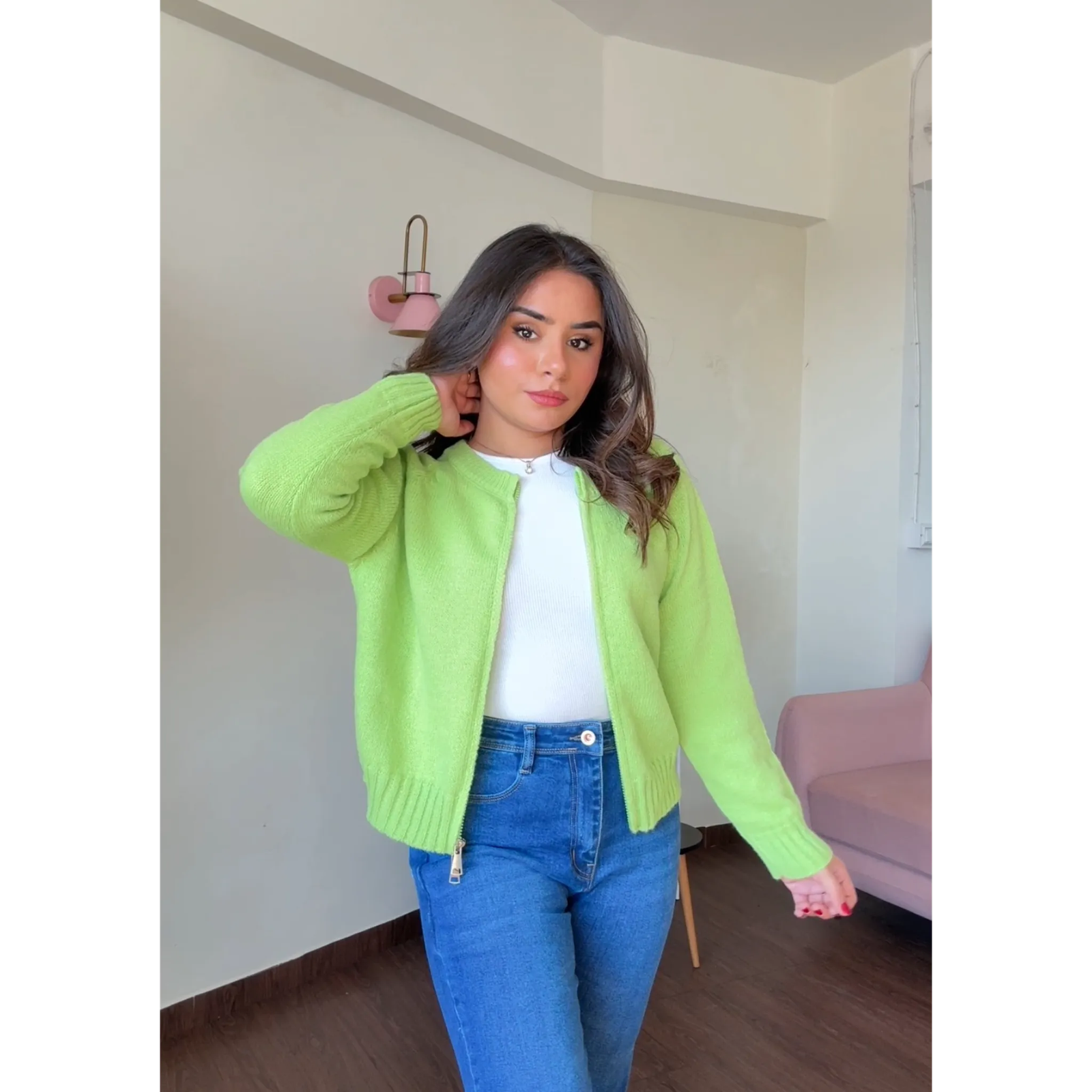 Premium Woolen Zipper Jacket