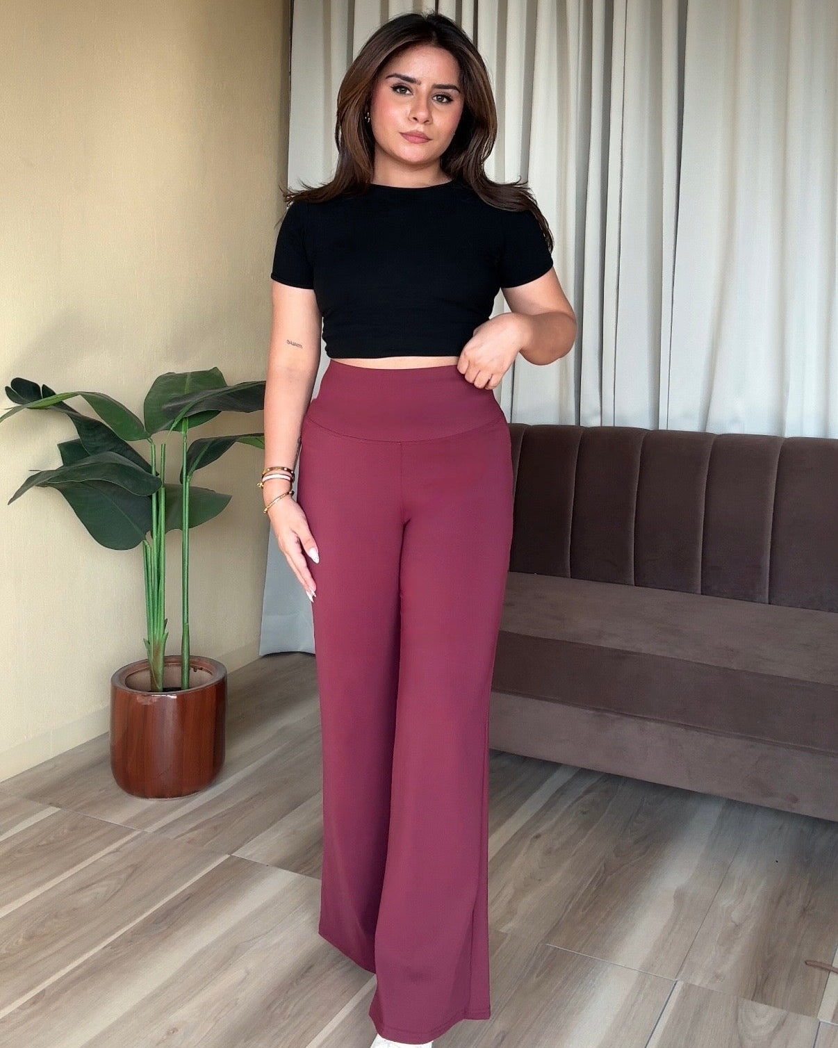 High Waisted Ultra Flared Pants