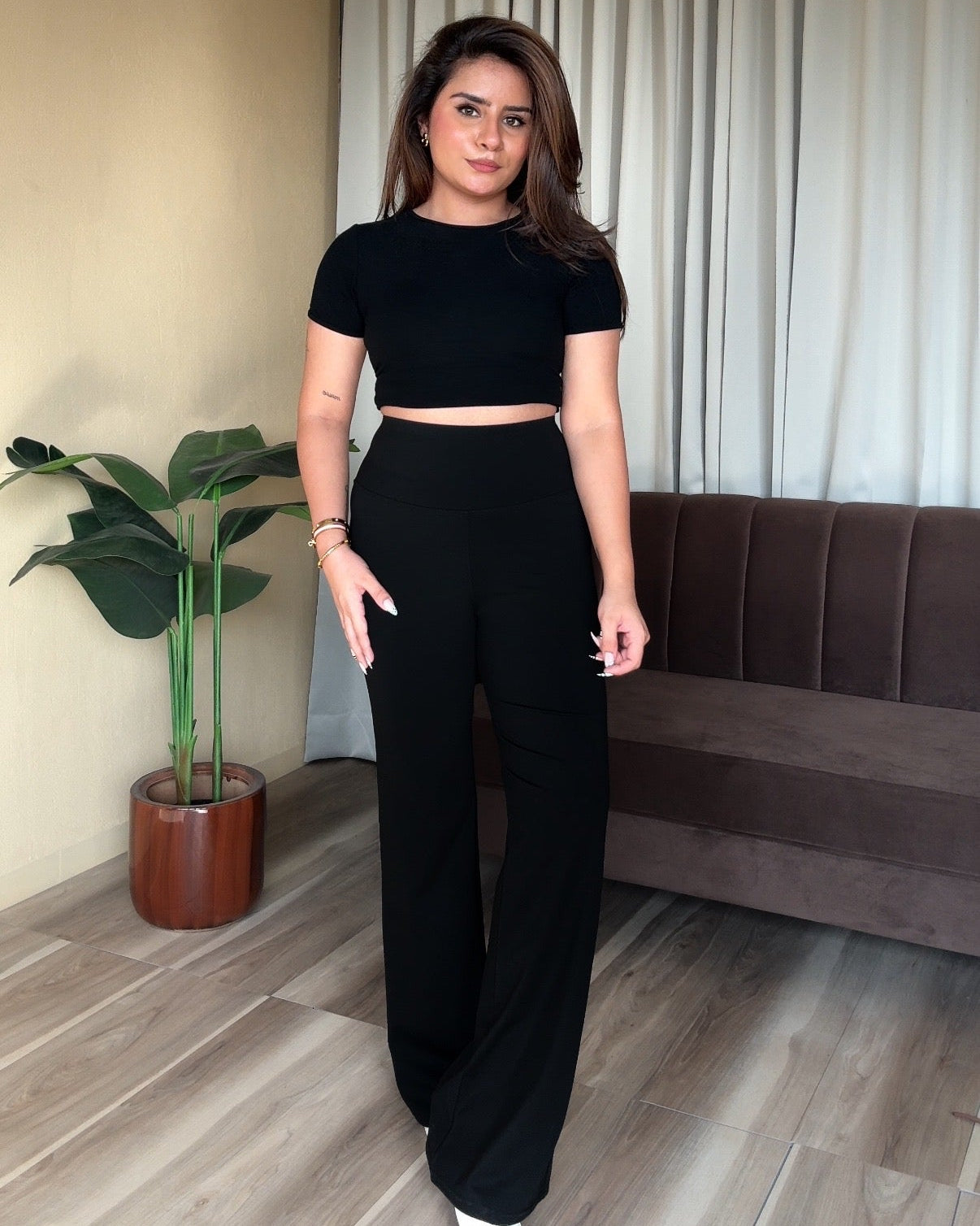 High Waisted Ultra Flared Pants