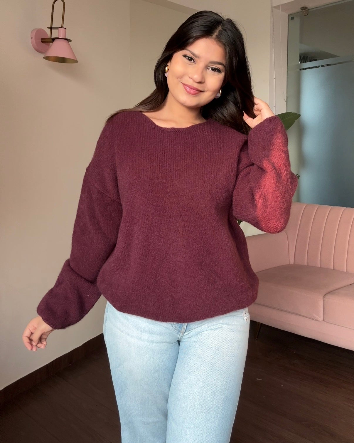 Round Neck Baggy Pullover