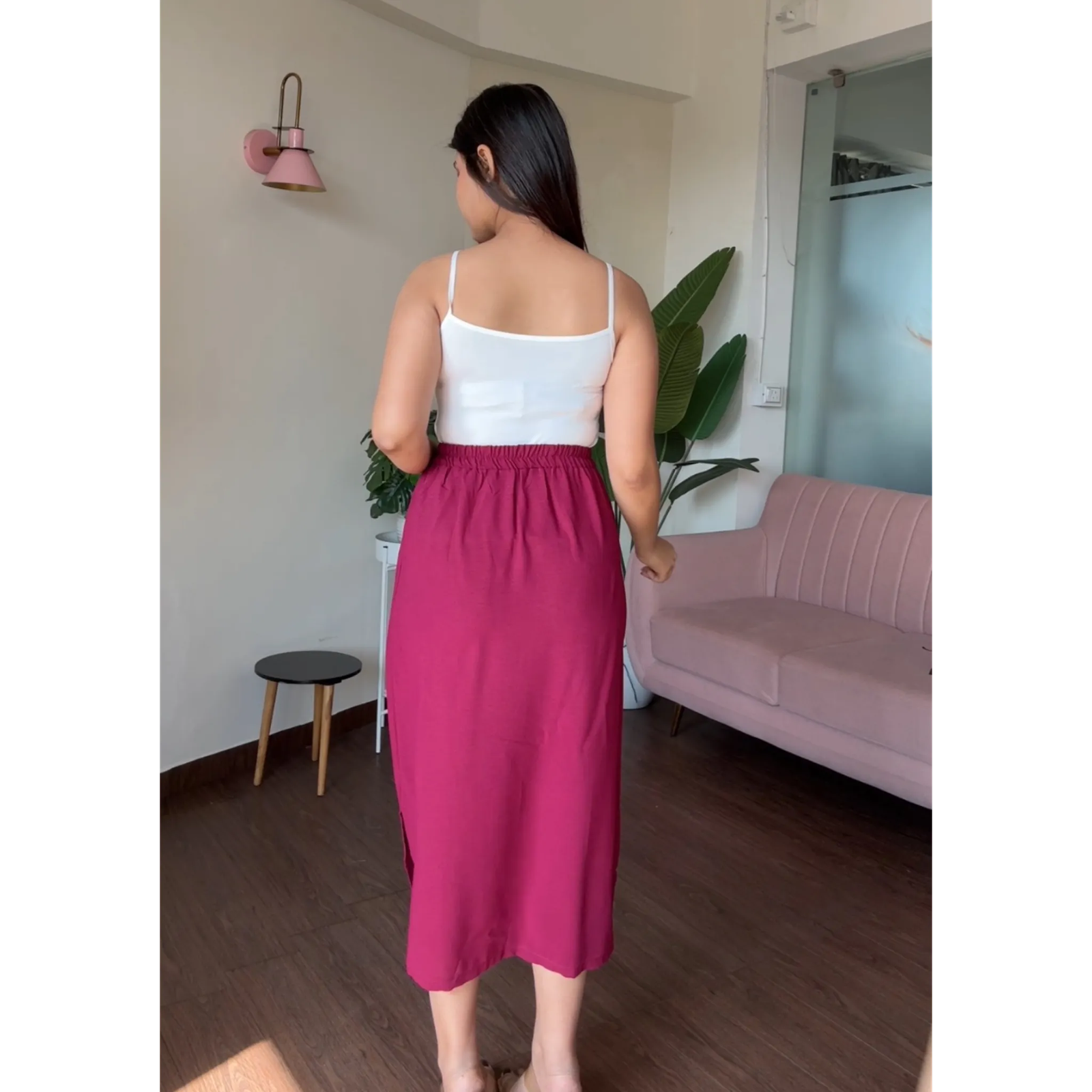 3 Piece Midi Skirt And Jacket Set