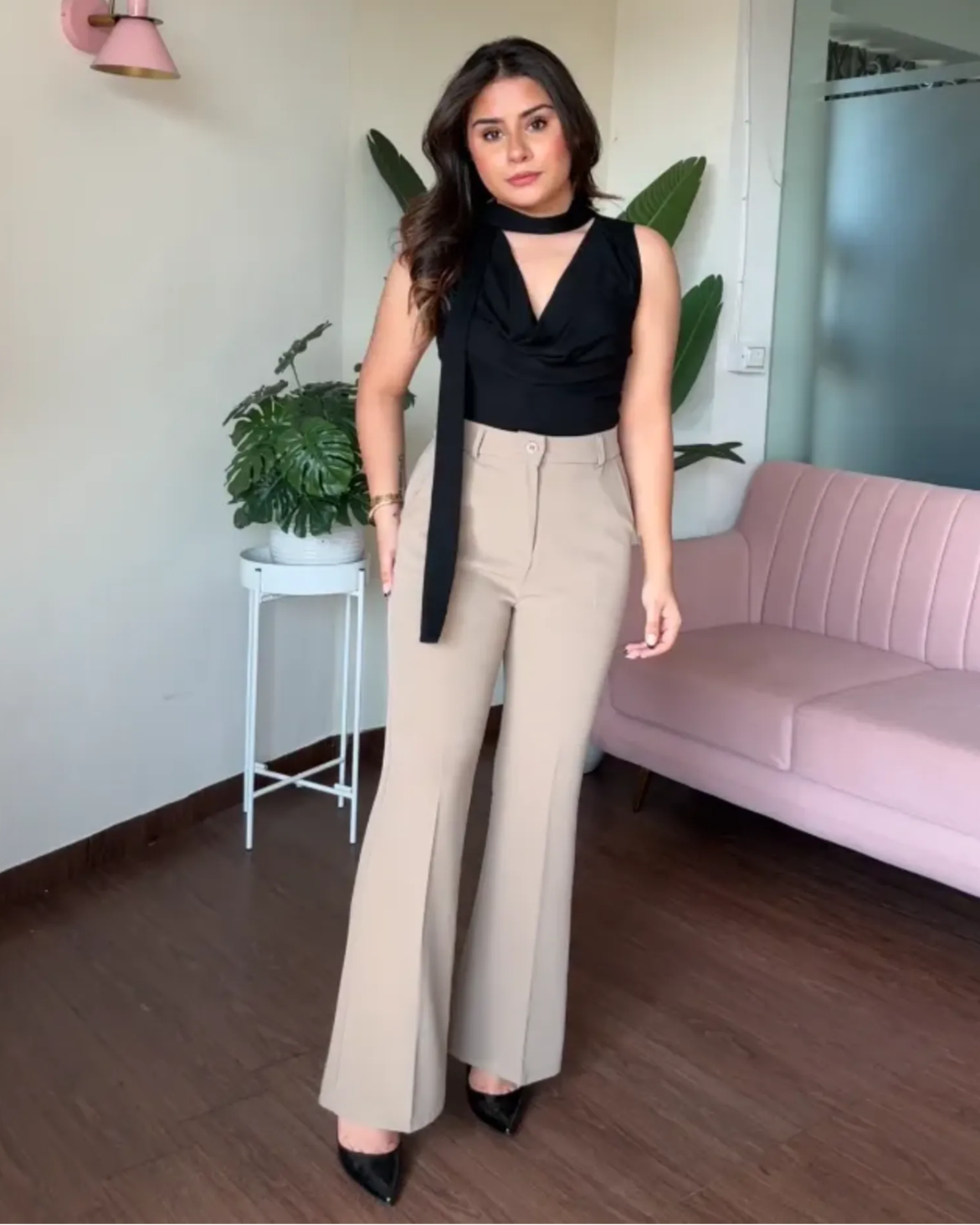 Flared Fit Tailored Pants