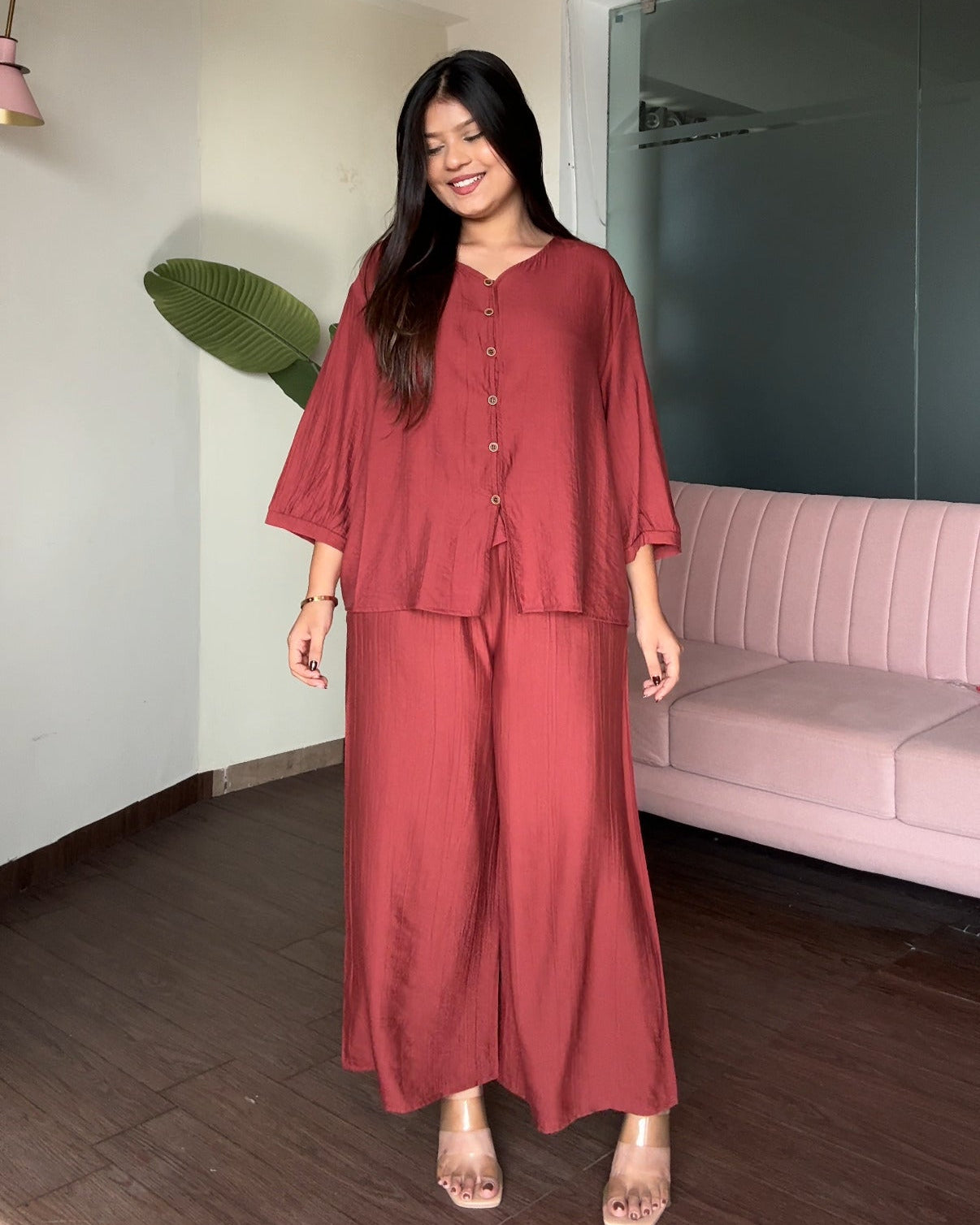 Cotton Relaxed Fit Premium Co-ord Set