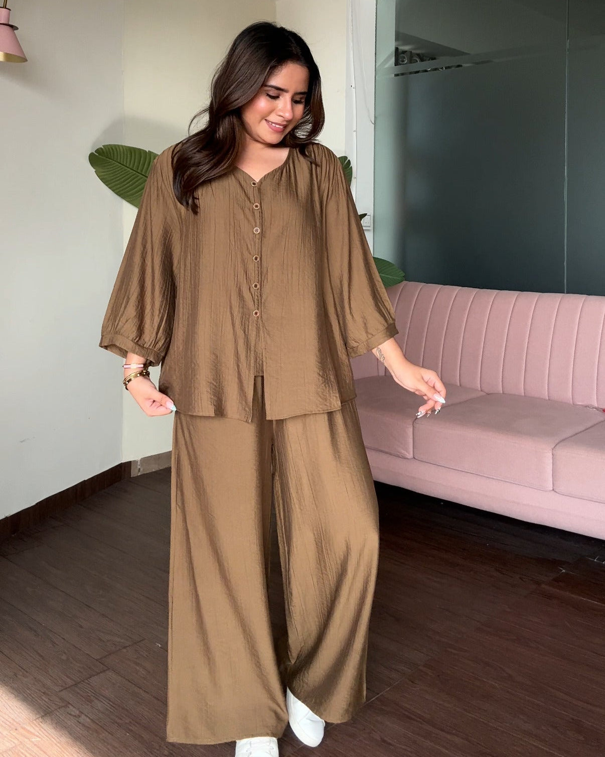 Cotton Relaxed Fit Premium Co-ord Set