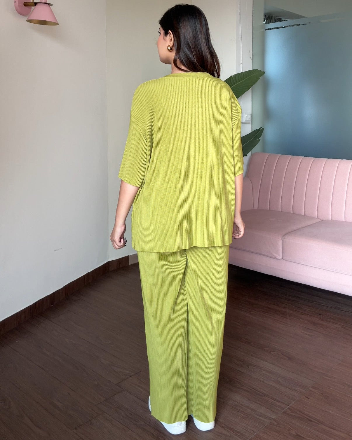 Wrinkle Relaxed Fit Co-ord Set