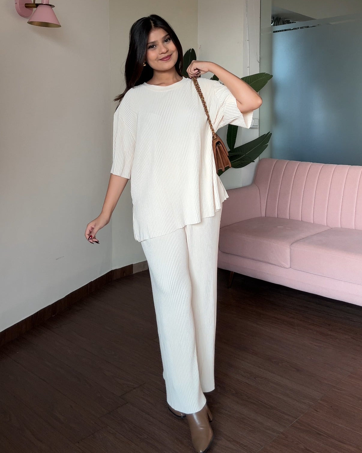 Wrinkle Relaxed Fit Co-ord Set