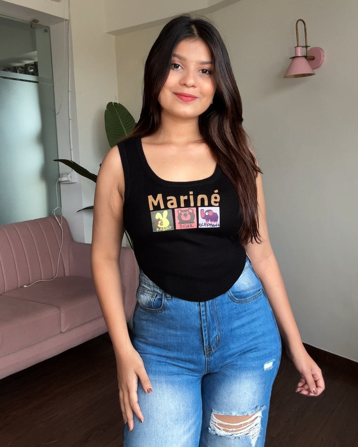 Printed Cami Top