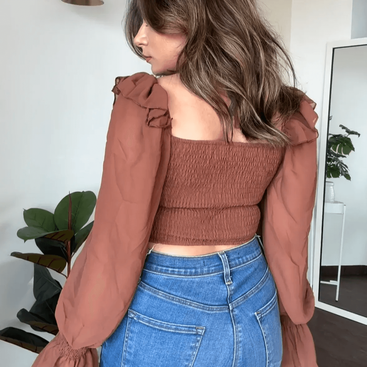 Tie Up Chiffon Top