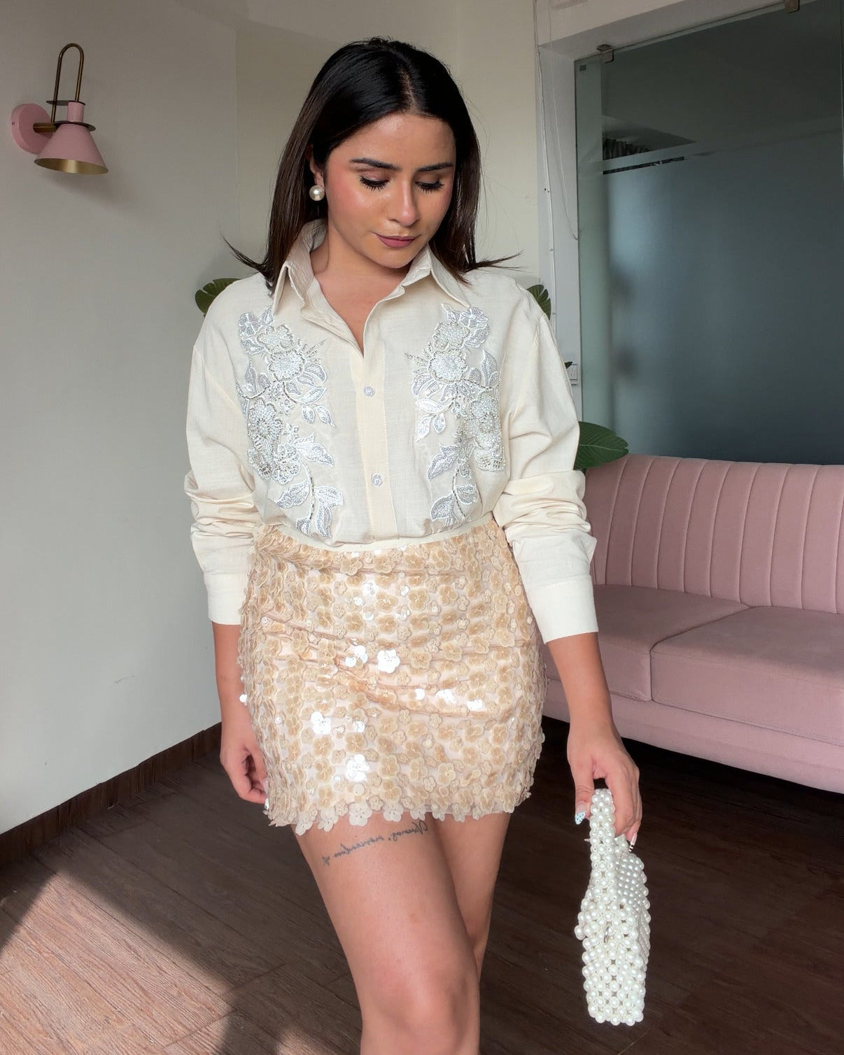 Petal Bloom Sequin Set