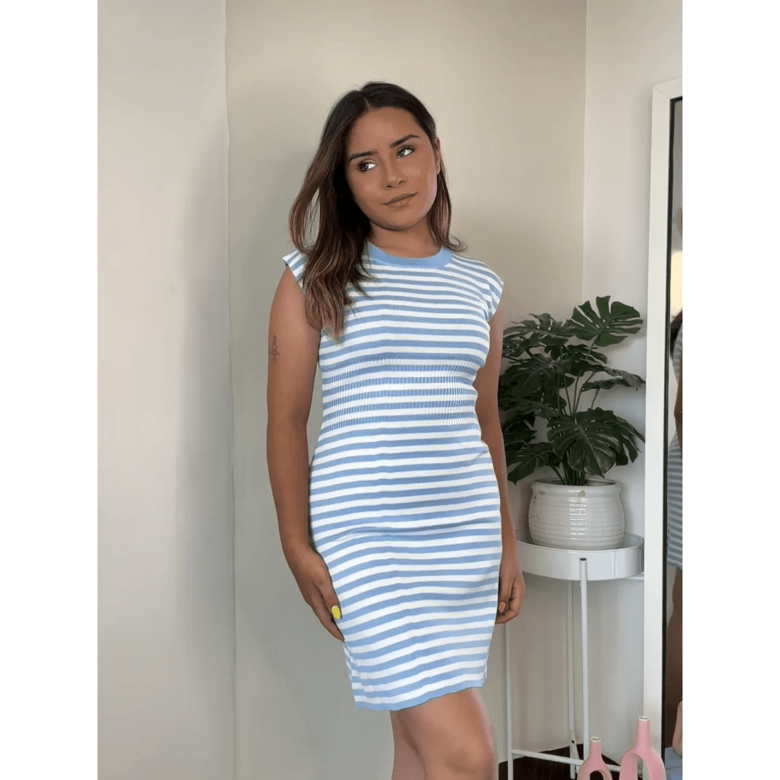 Knitted T-shirt Dress
