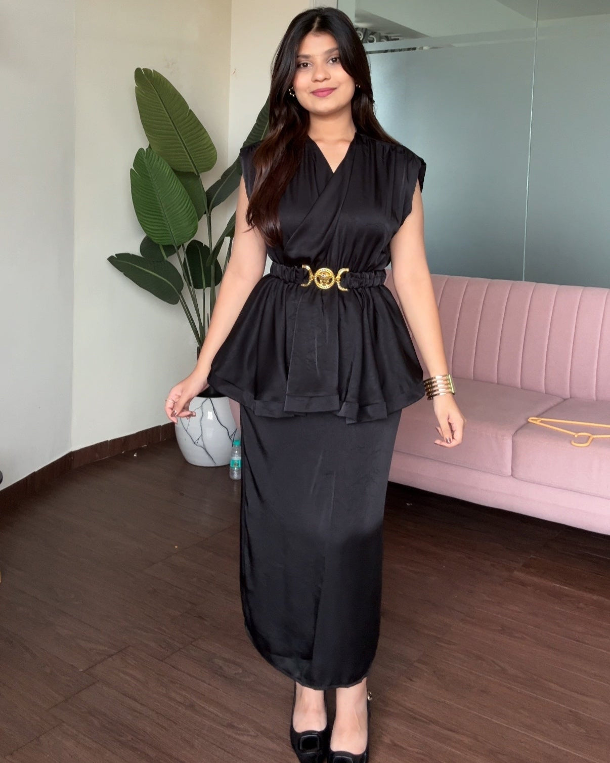 3 Piece Satin Modest Co-Ord Set