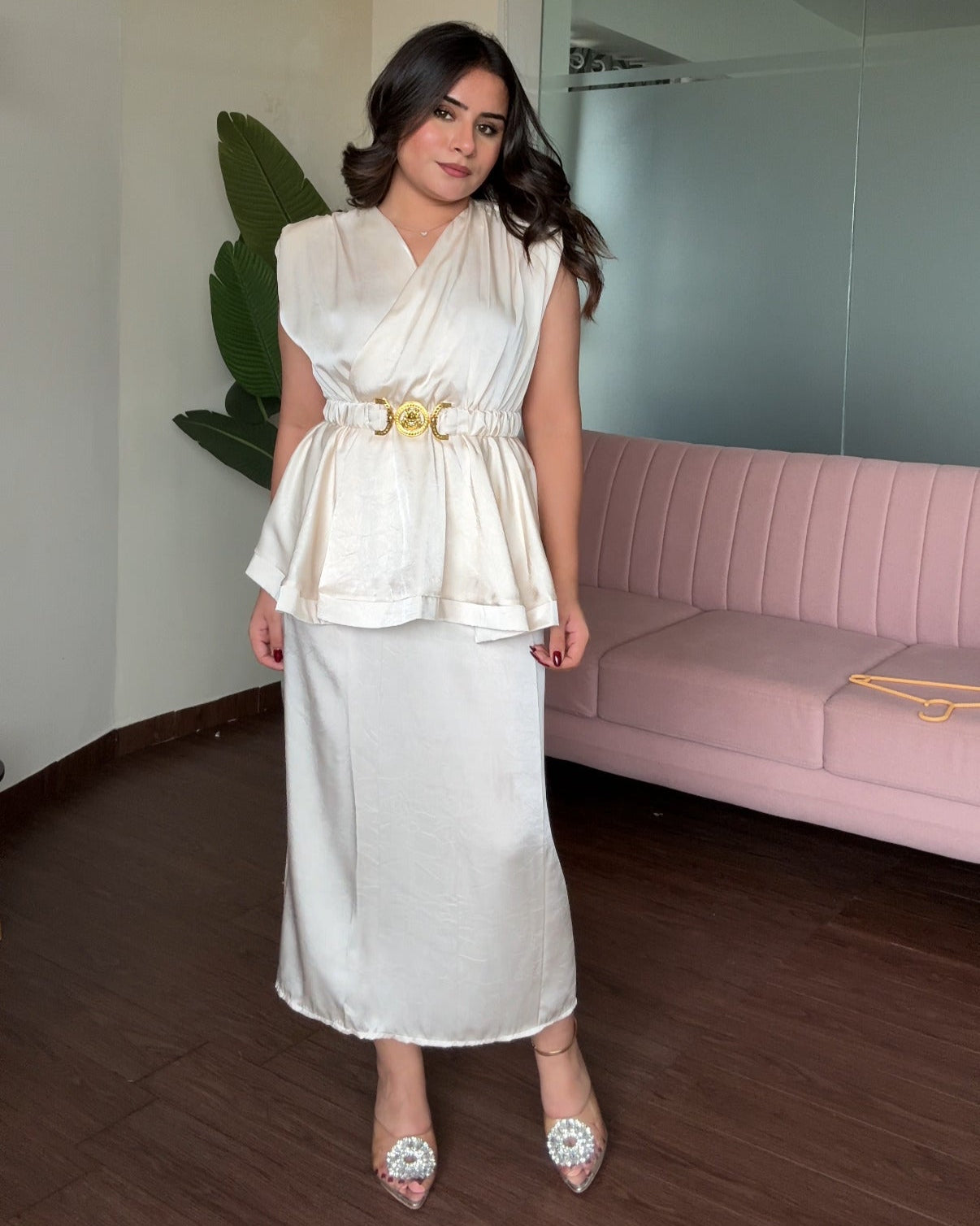 3 Piece Satin Modest Co-Ord Set