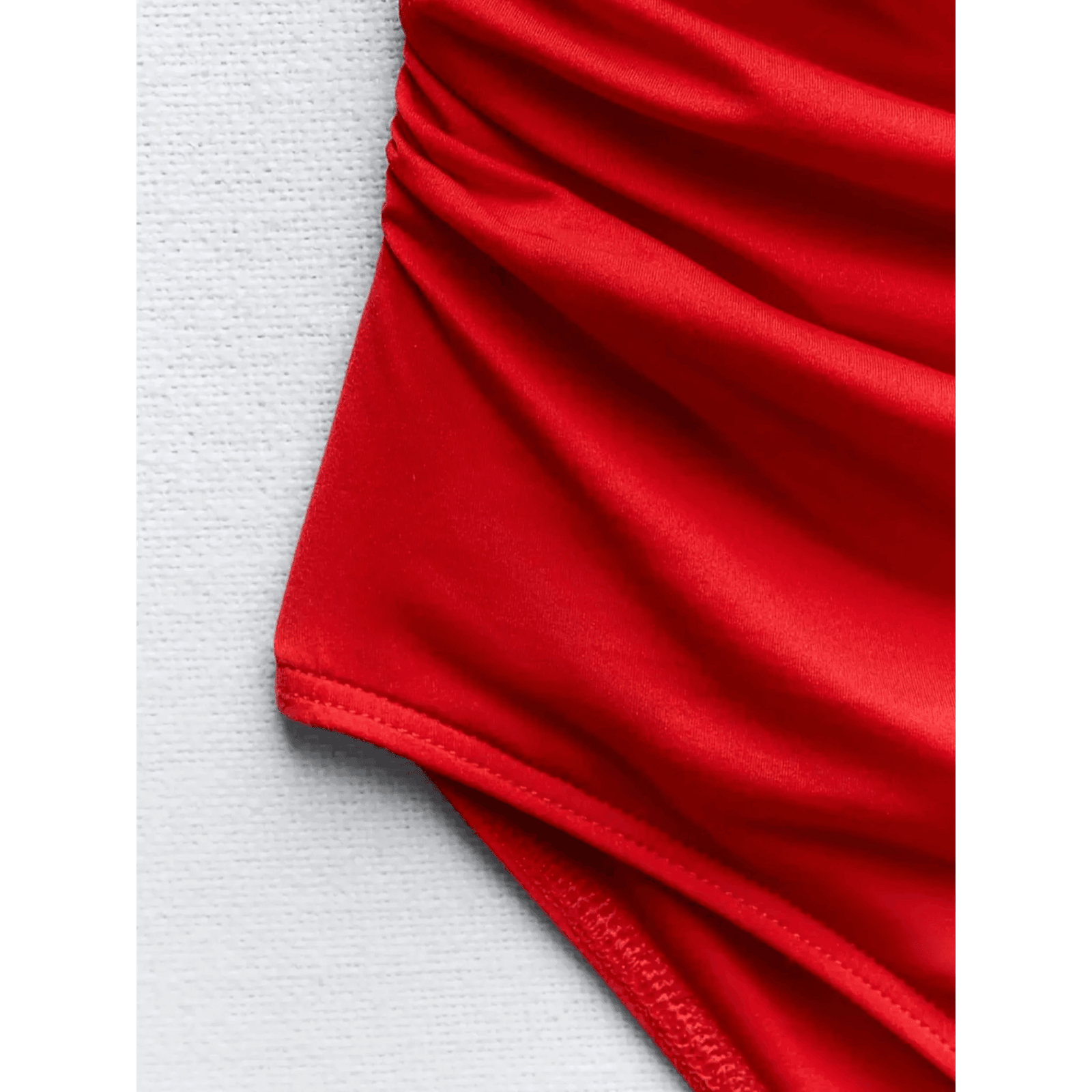 Off-The-Shoulder Draped Bodysuit