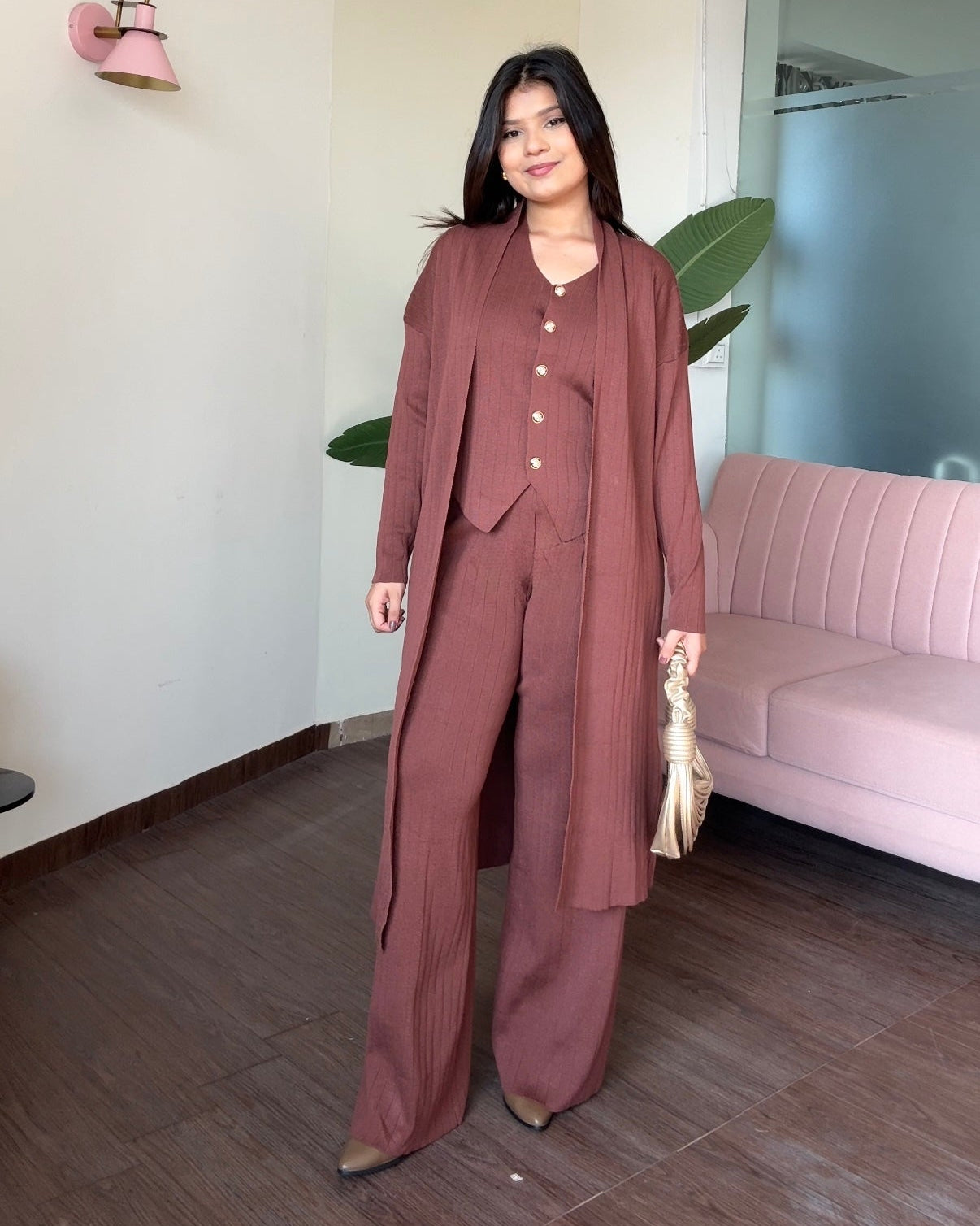 3 Piece Luxe Winter Co-ord Set