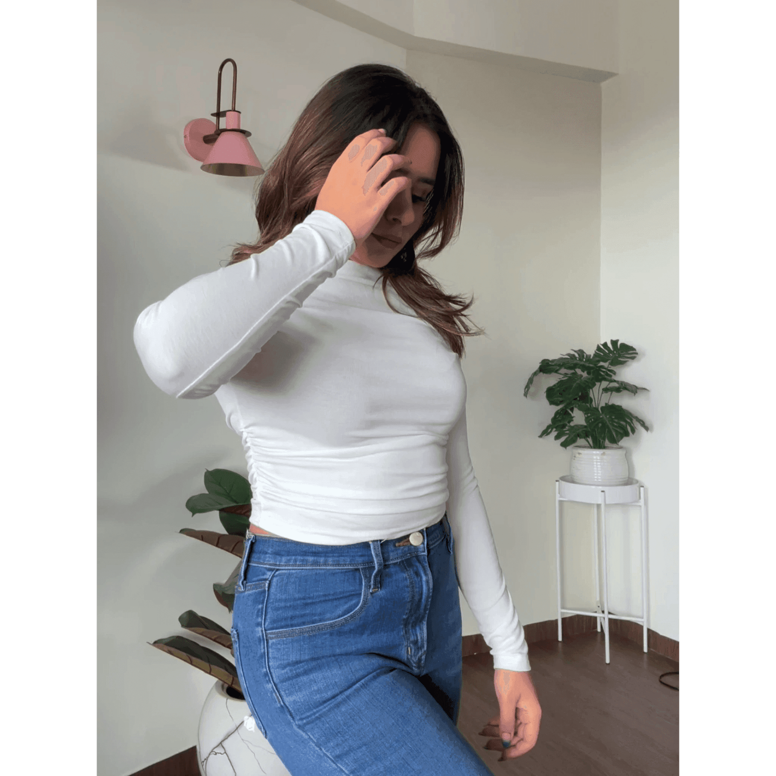 Boat Neck Fitted Top