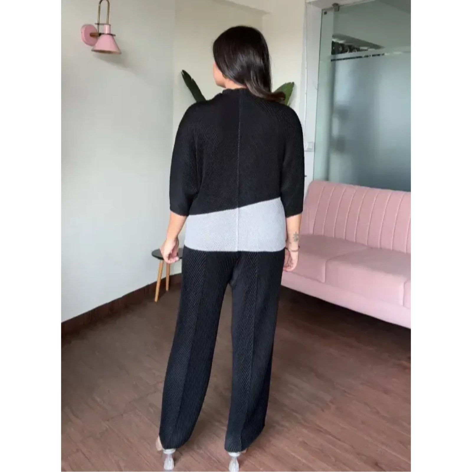 Dual Tone Magic Fabric Co-ord Set