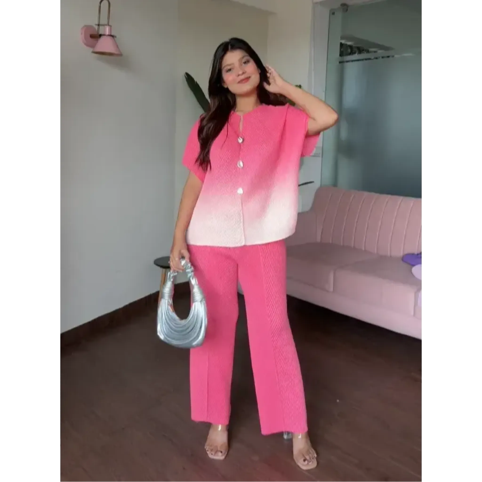 Ombré Free Size Magic Fabric Co-ord Set