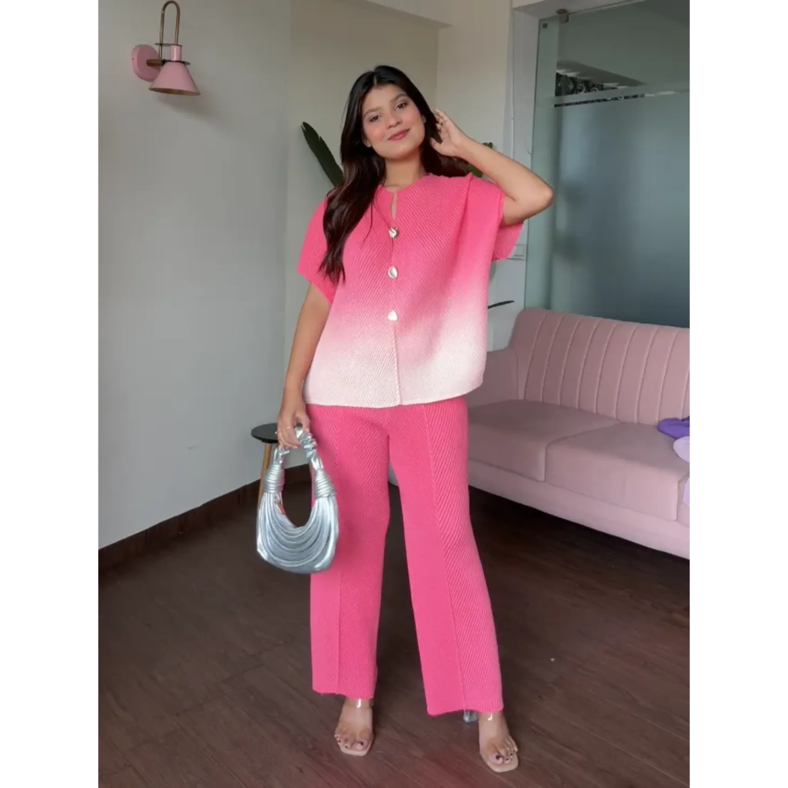 Ombré Free Size Magic Fabric Co-ord Set