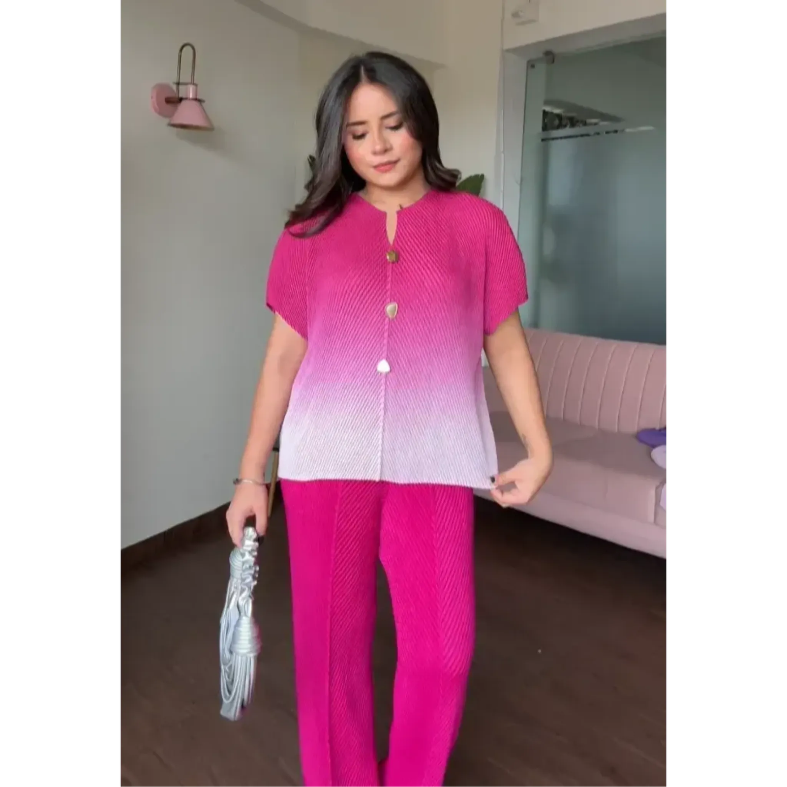 Ombré Free Size Magic Fabric Co-ord Set