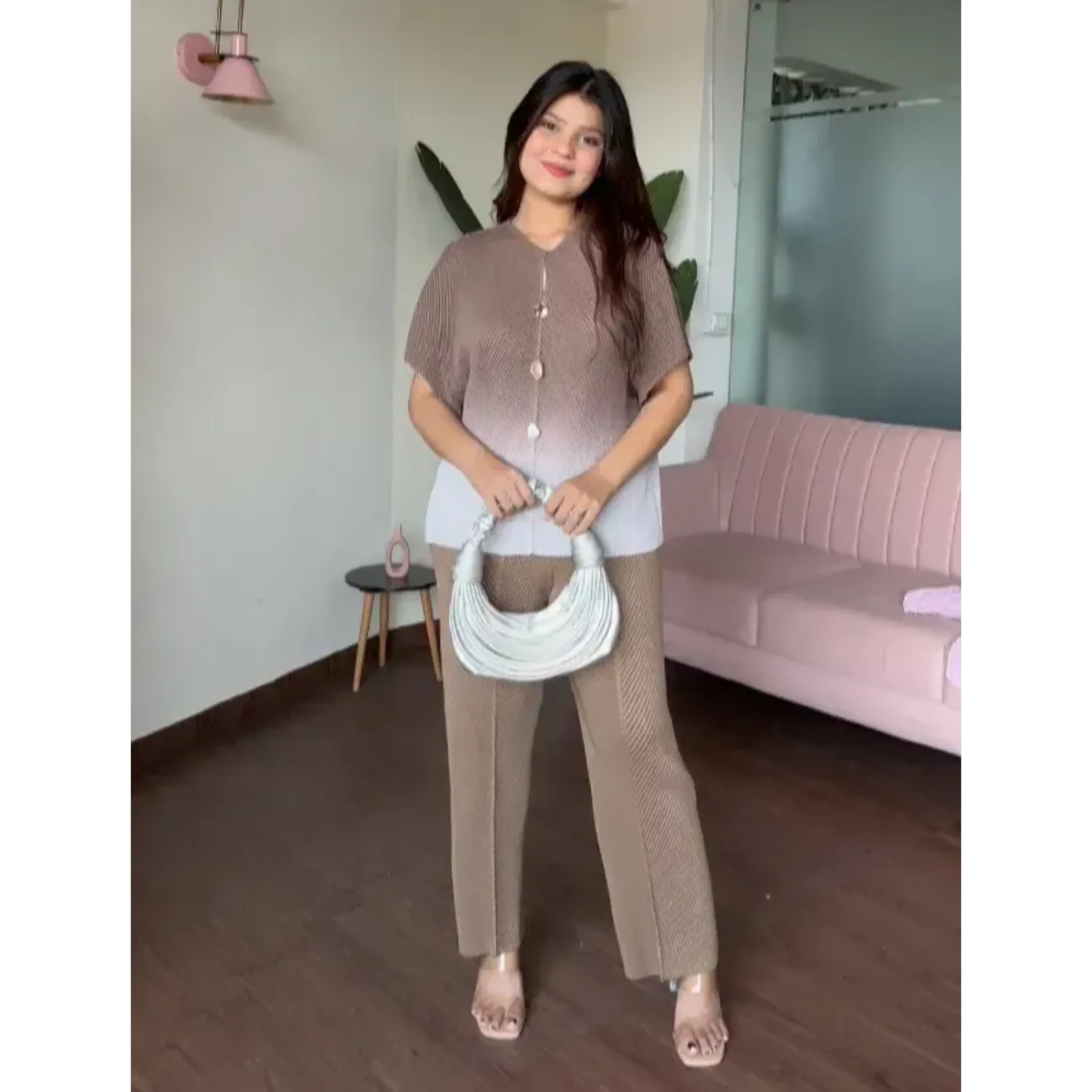 Ombré Free Size Magic Fabric Co-ord Set