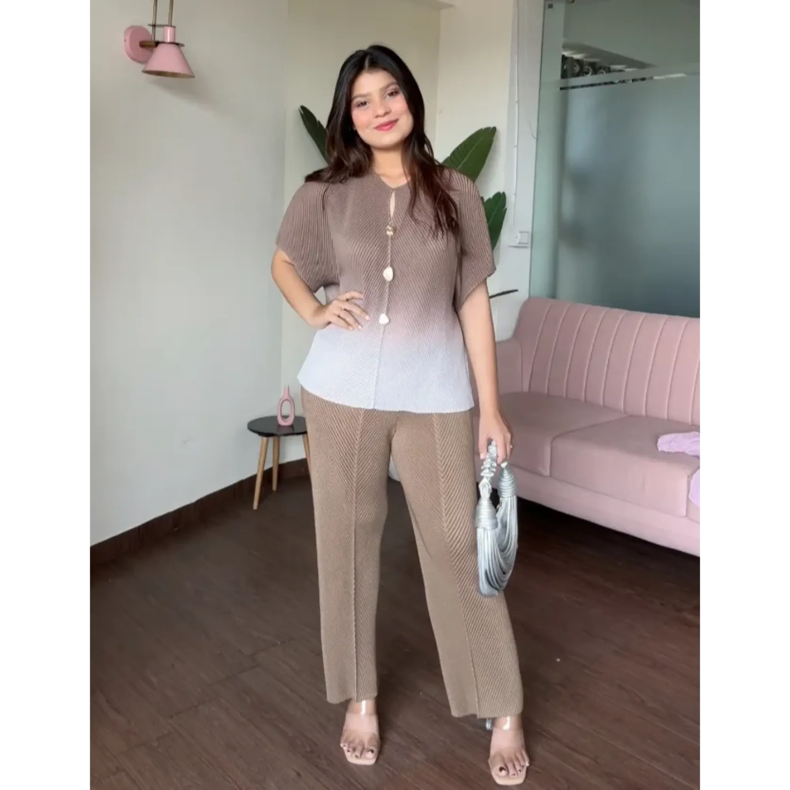 Ombré Free Size Magic Fabric Co-ord Set