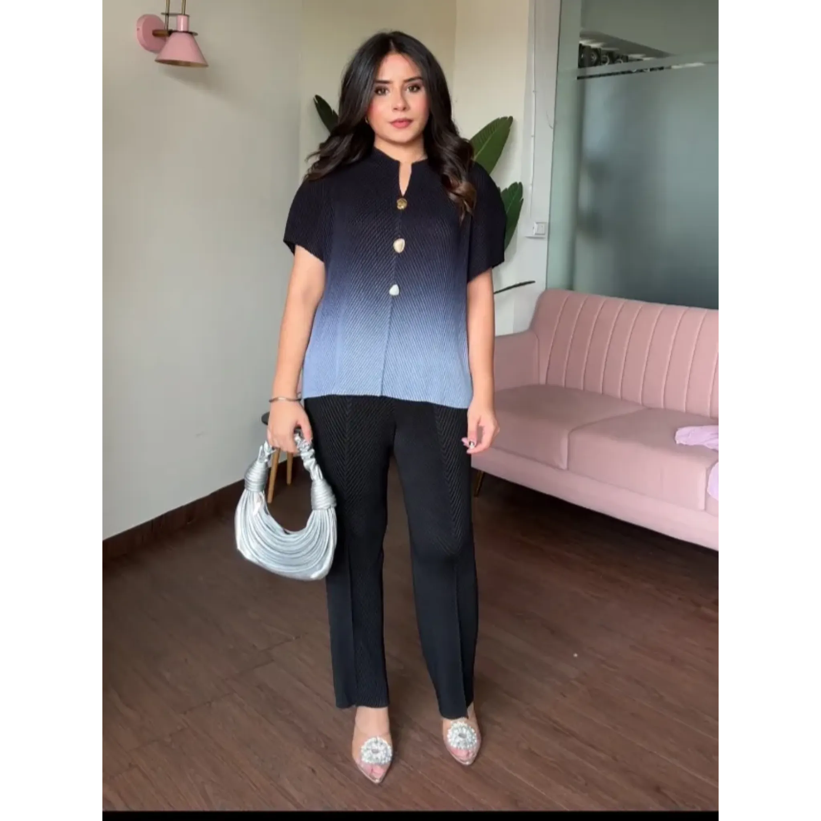 Ombré Free Size Magic Fabric Co-ord Set