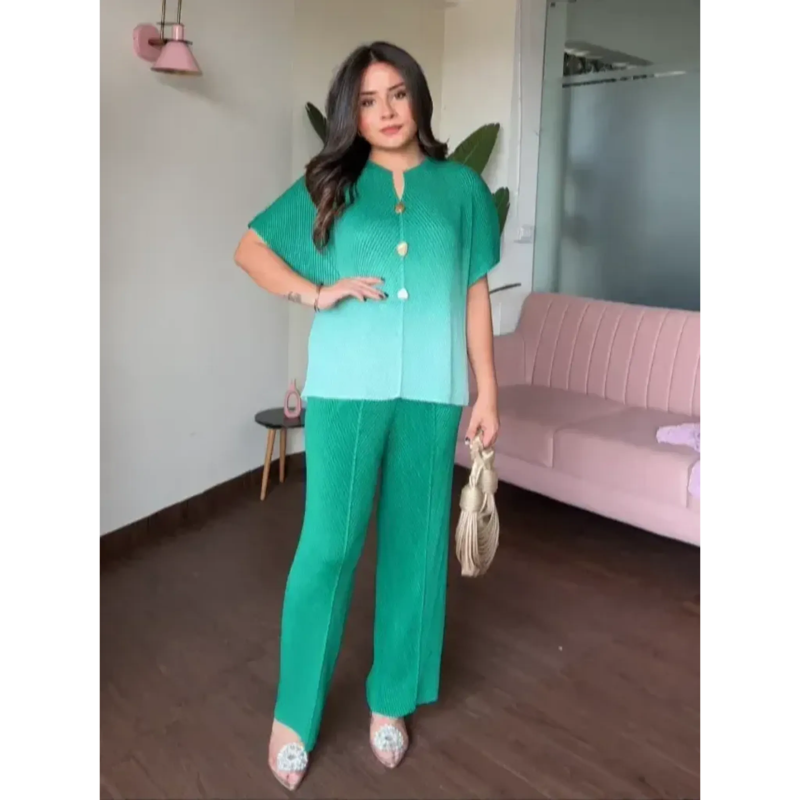 Ombré Free Size Magic Fabric Co-ord Set