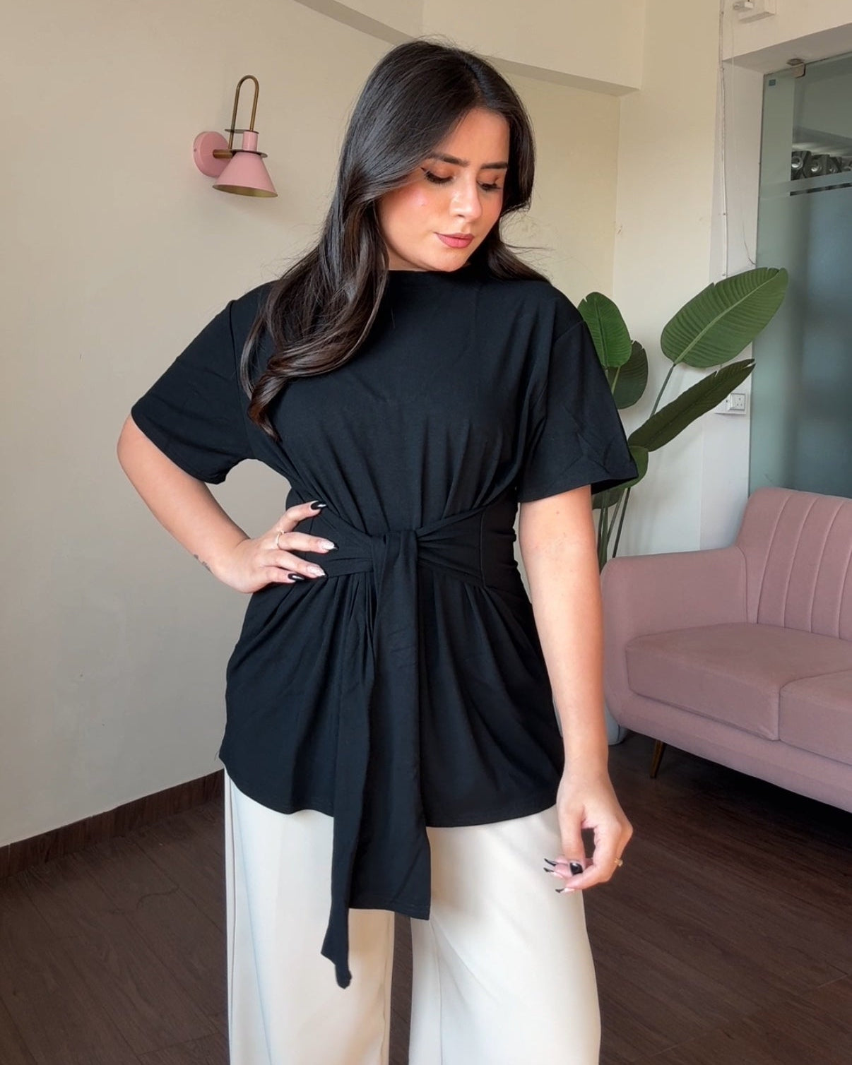 Tie Up Relaxed Fit Butter Soft Tee