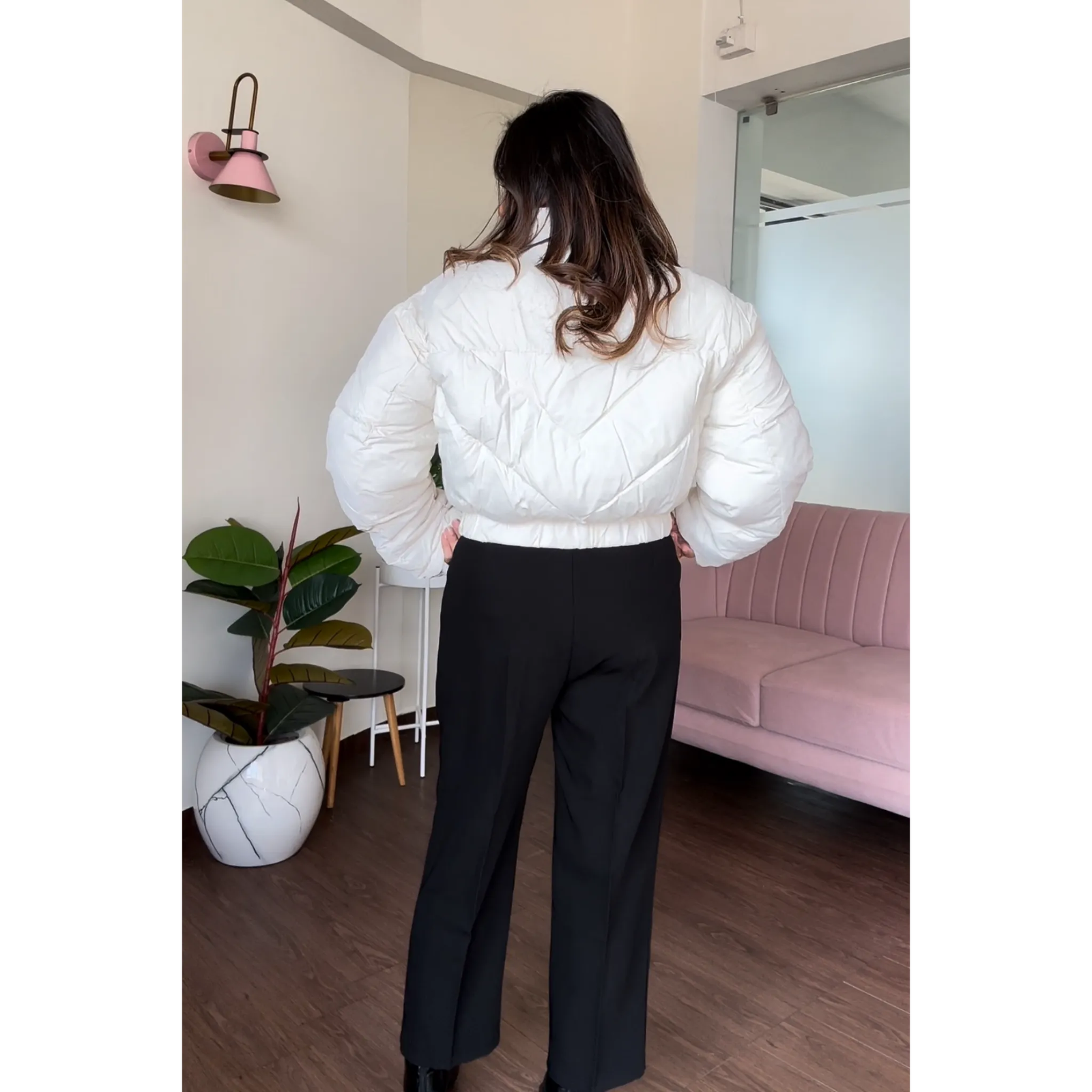 Cropped Puffer Jacket