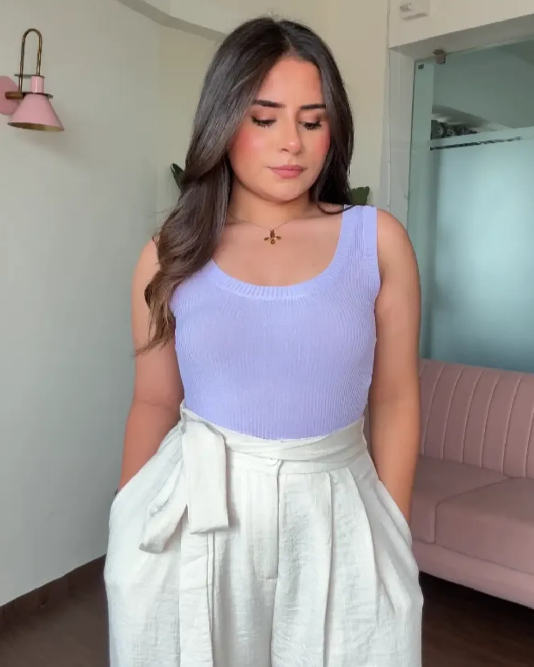 Premium Round Neck Light Weight Cami Top