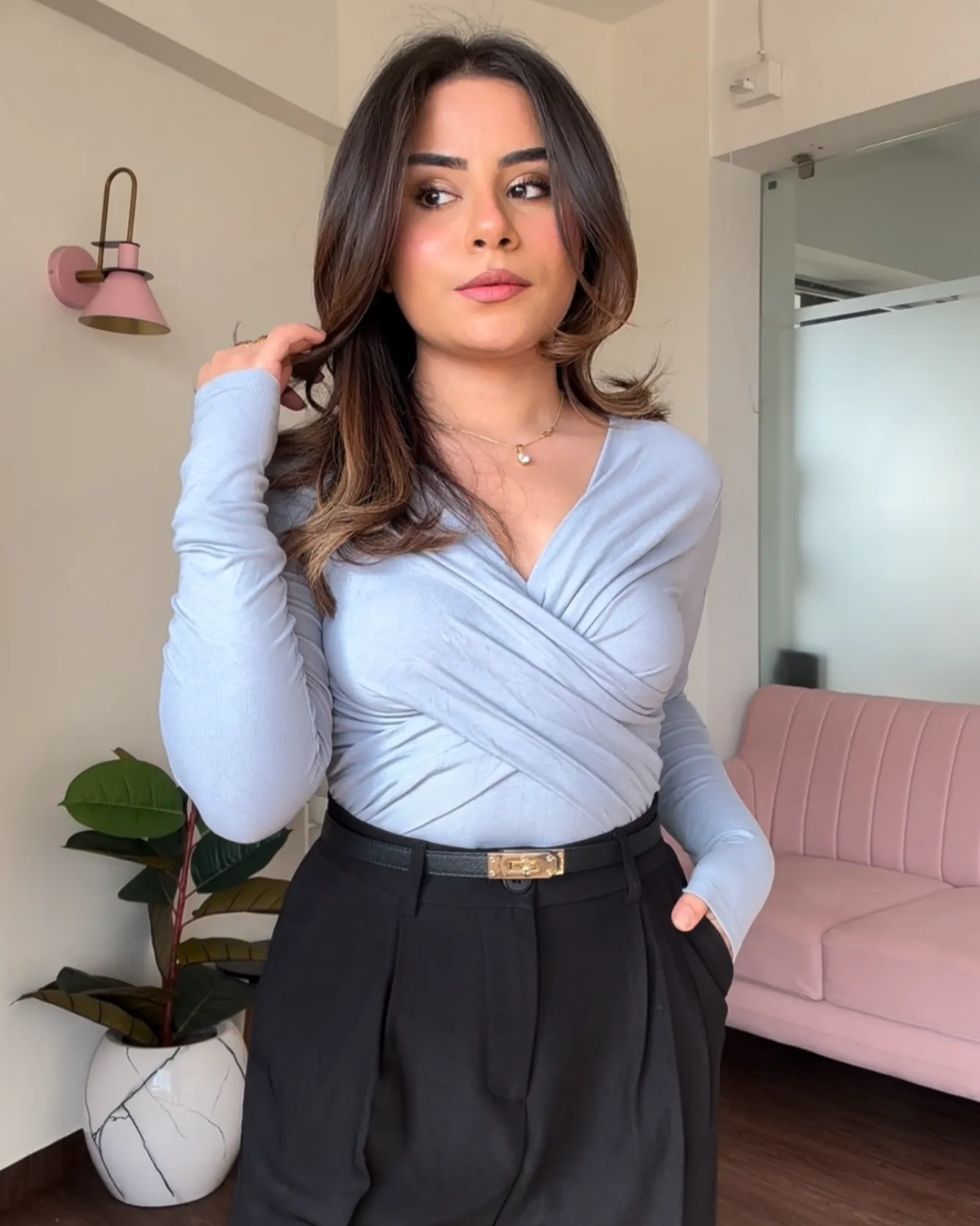 Full Sleeve Overlap Top