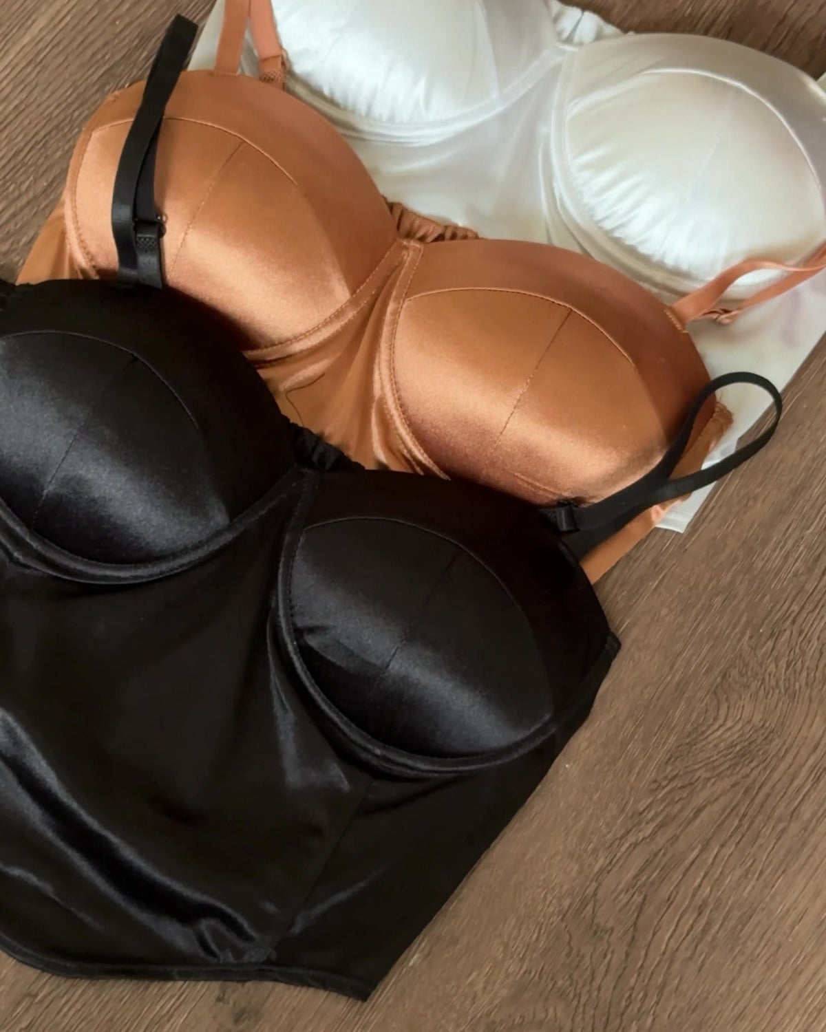 Satin Corset Cami Top Bundle