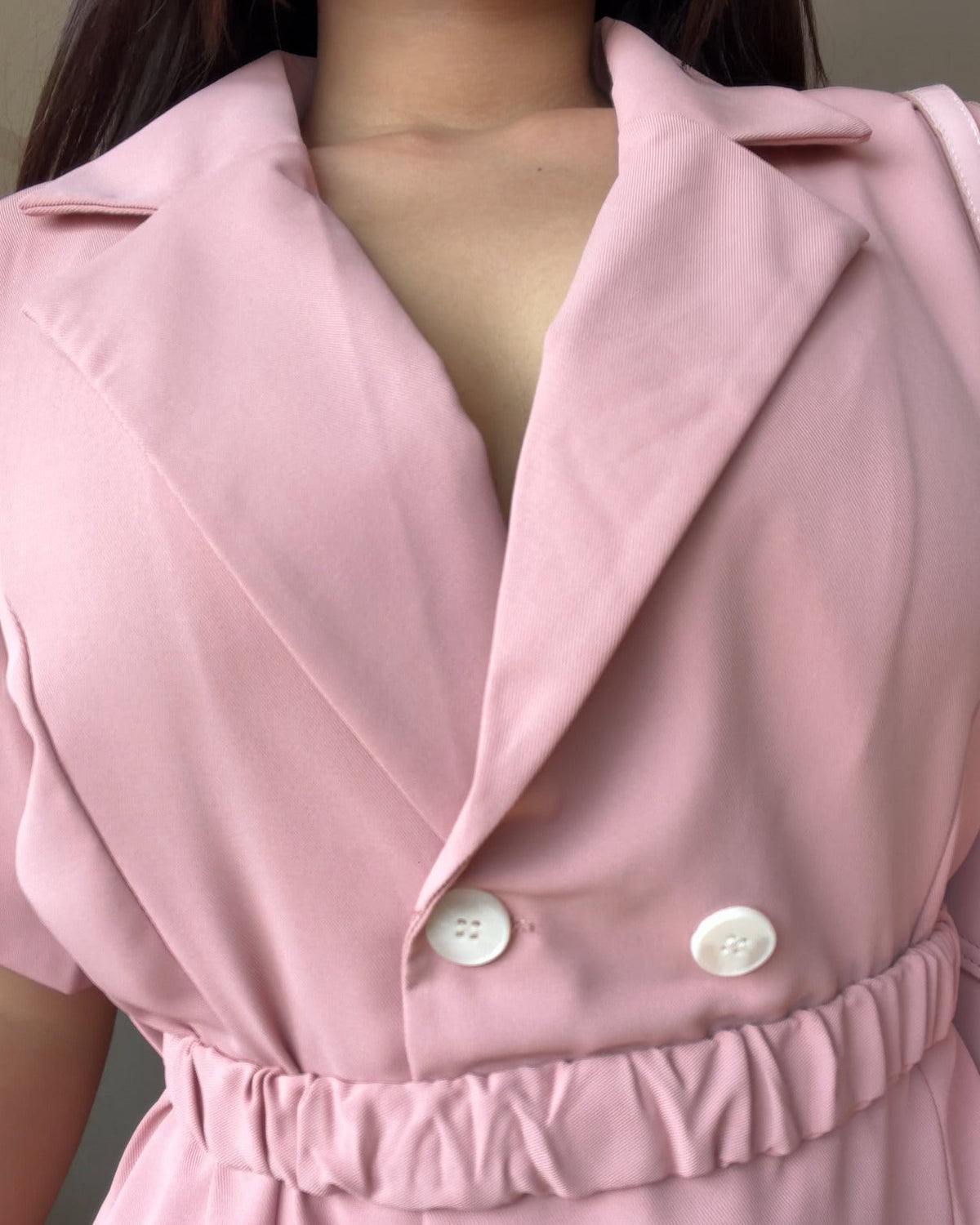 Puff Sleeve Blazer Dress