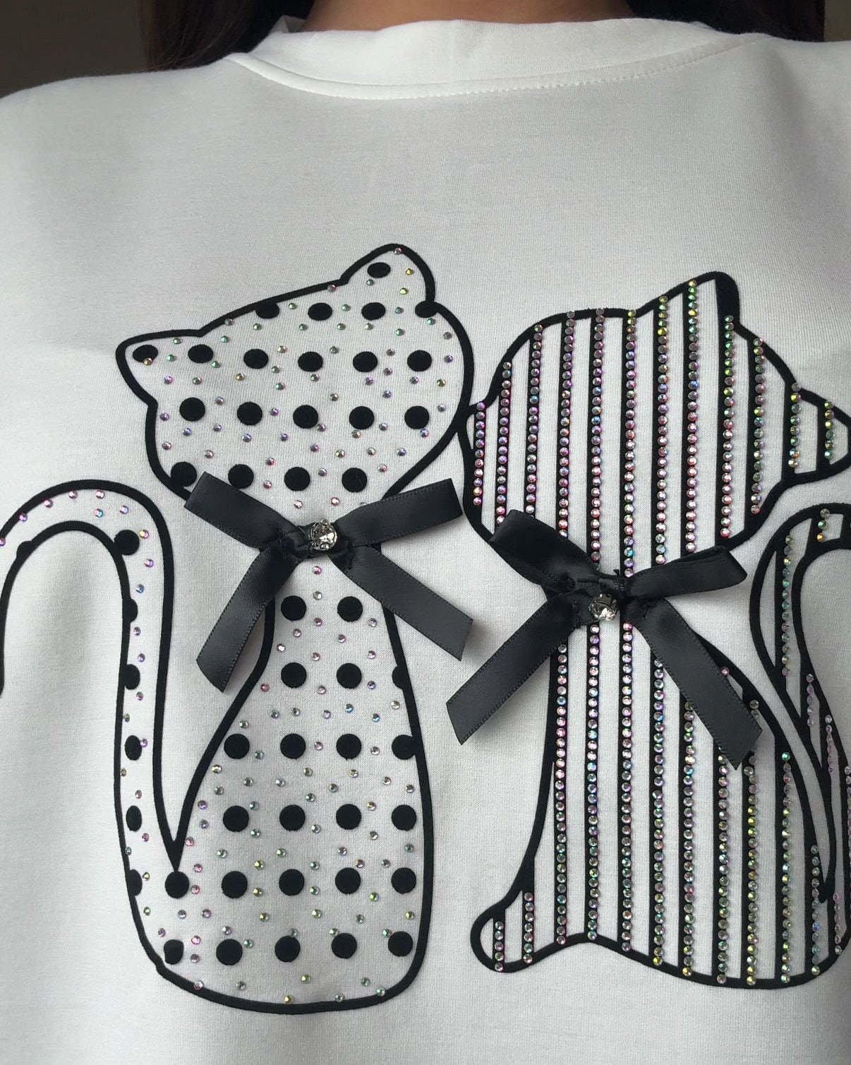 Cat Pattern Relaxed Tee