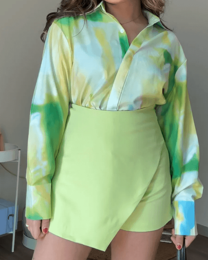 Tie Dye Skort Set