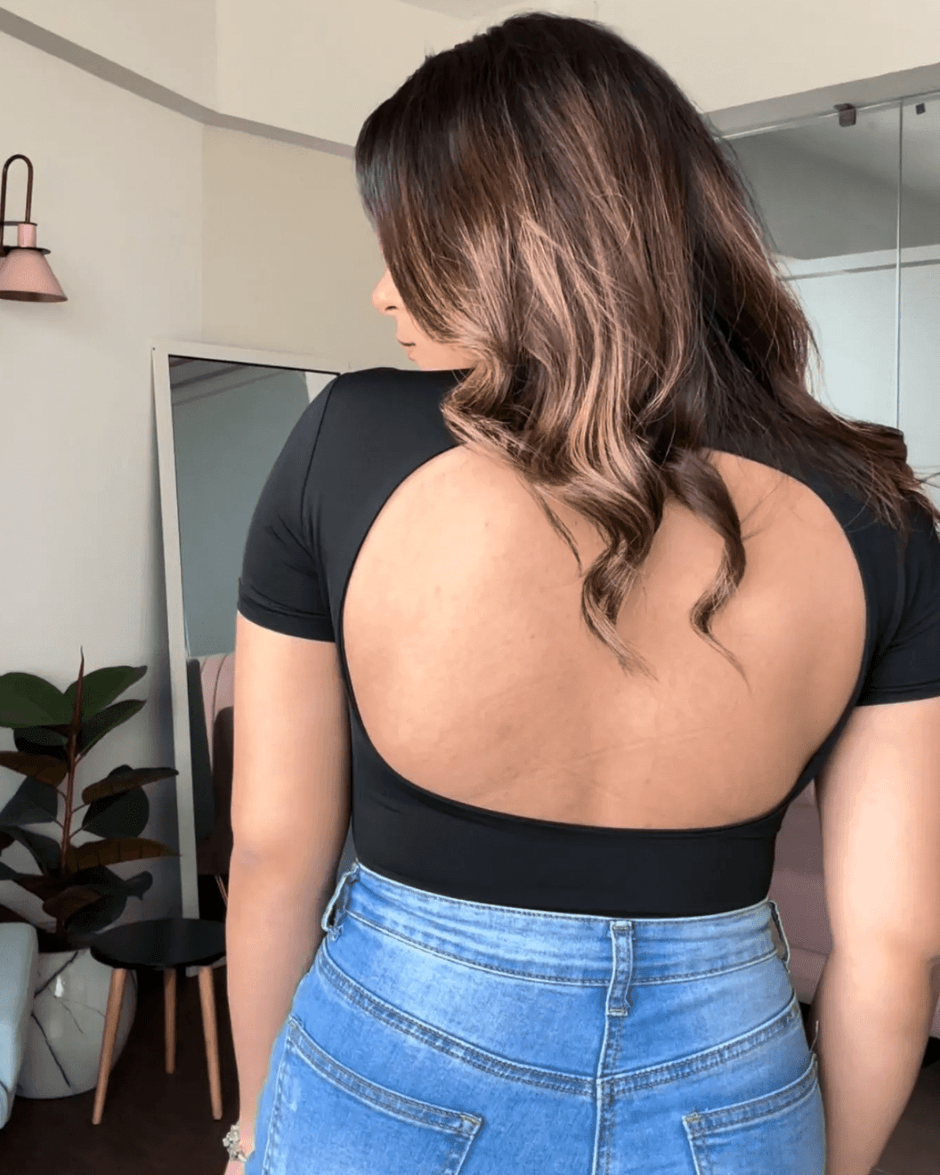 Back O Cut Basic Tee