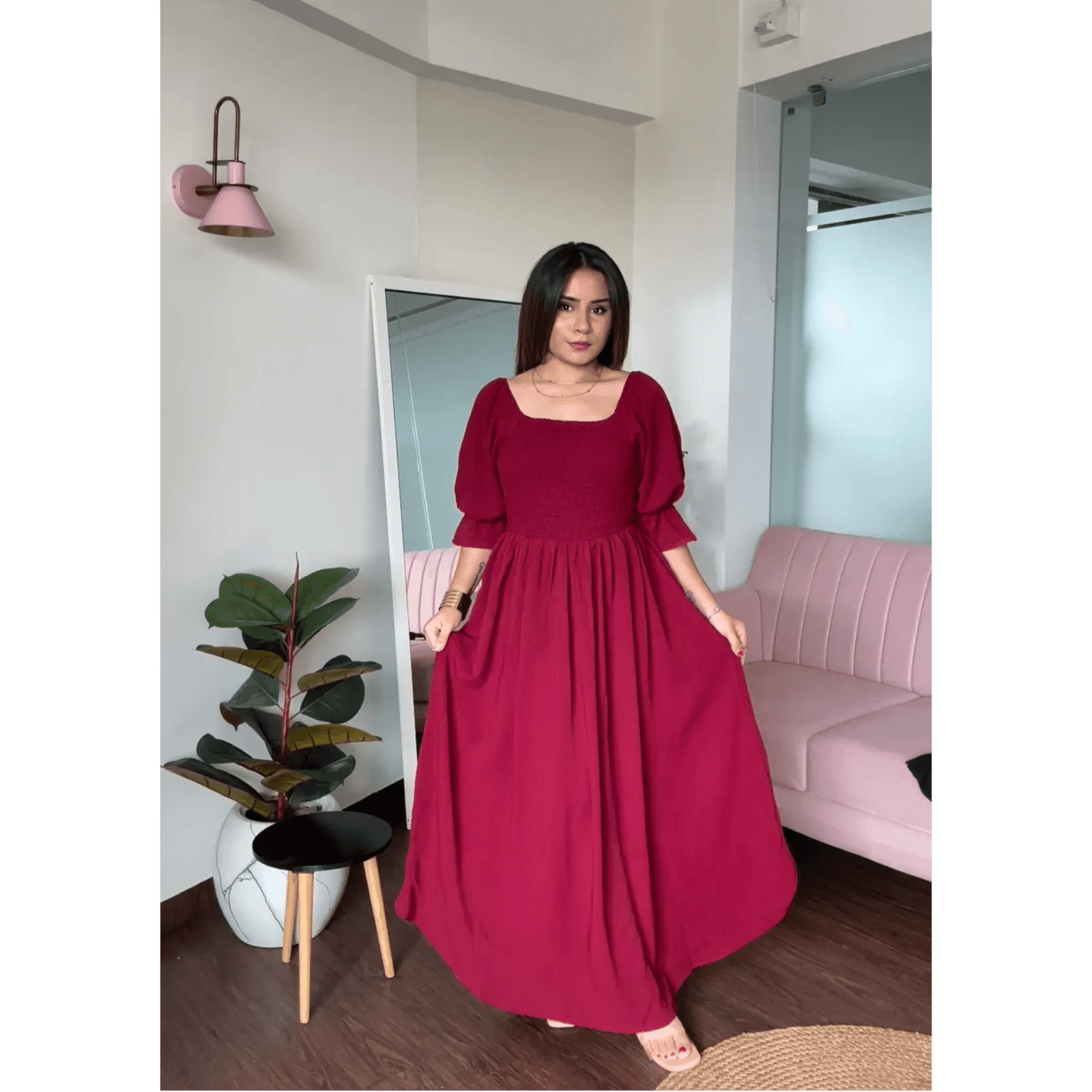 3 Way Tie Up Maxi Dress